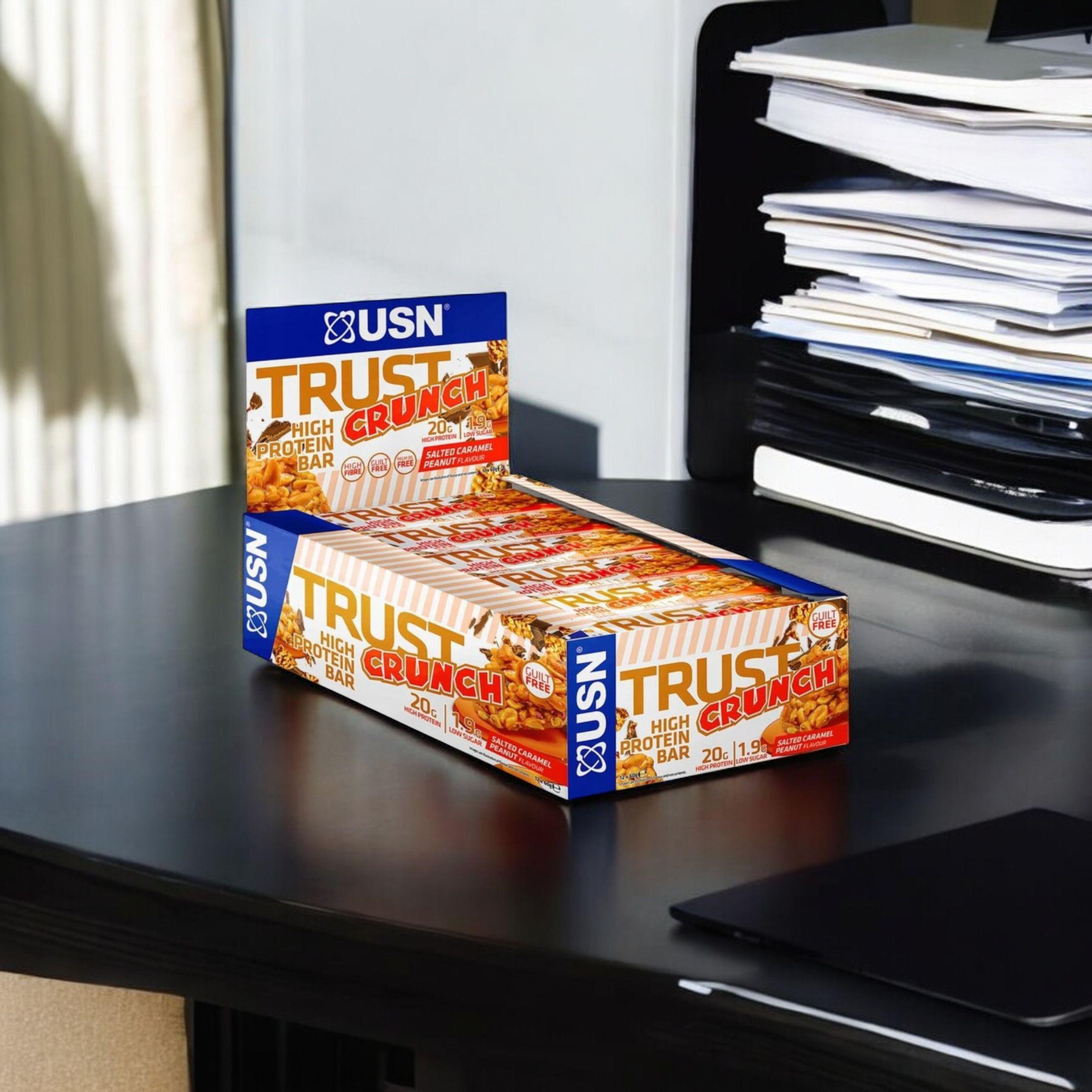 USN - Trust Crunch - 12x 60g - WYPRZEDAŻ - 31-03
