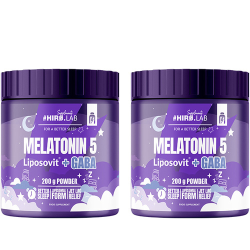 HIRO.LAB Melatonin 5 Liposovit + GABA - 2x 200g