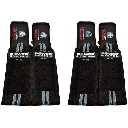 POWER SYSTEM Taśma - Wrist Wraps - 2x 45 cm