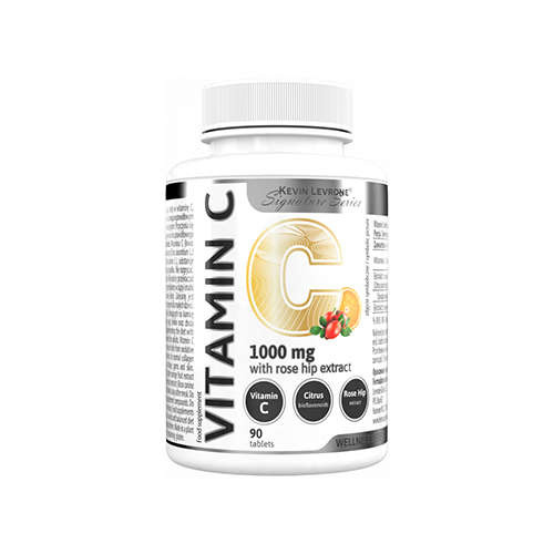 KEVIN LEVRONE Vitamin C with Rose hip Extract - 90tabs.