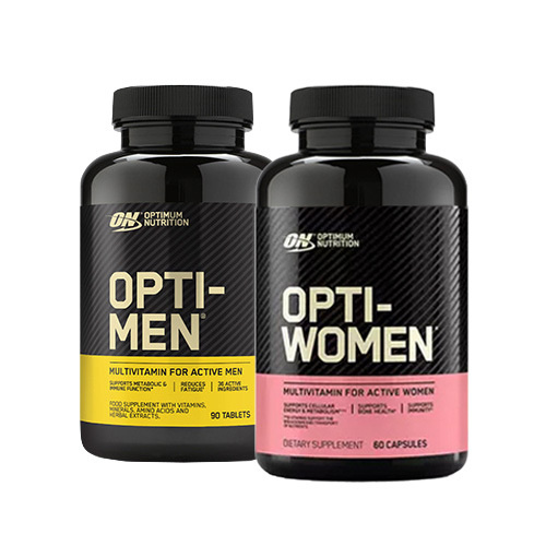Zestaw: OPTIMUM NUTRITION Opti Men - 90tabs + OPTIMUM NUTRITION Opti Women - 60caps