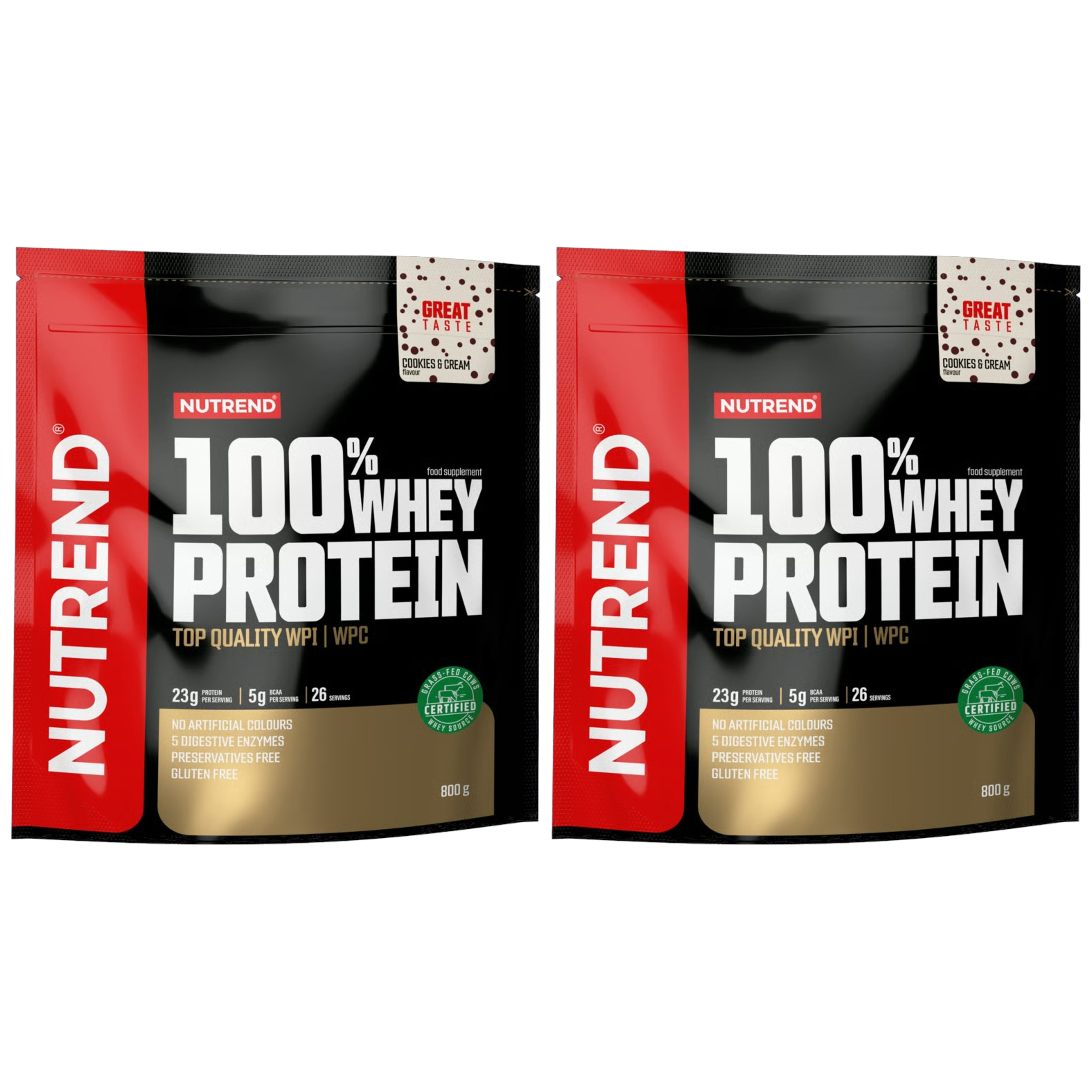 NUTREND - 100% Whey Protein - 2x 800g