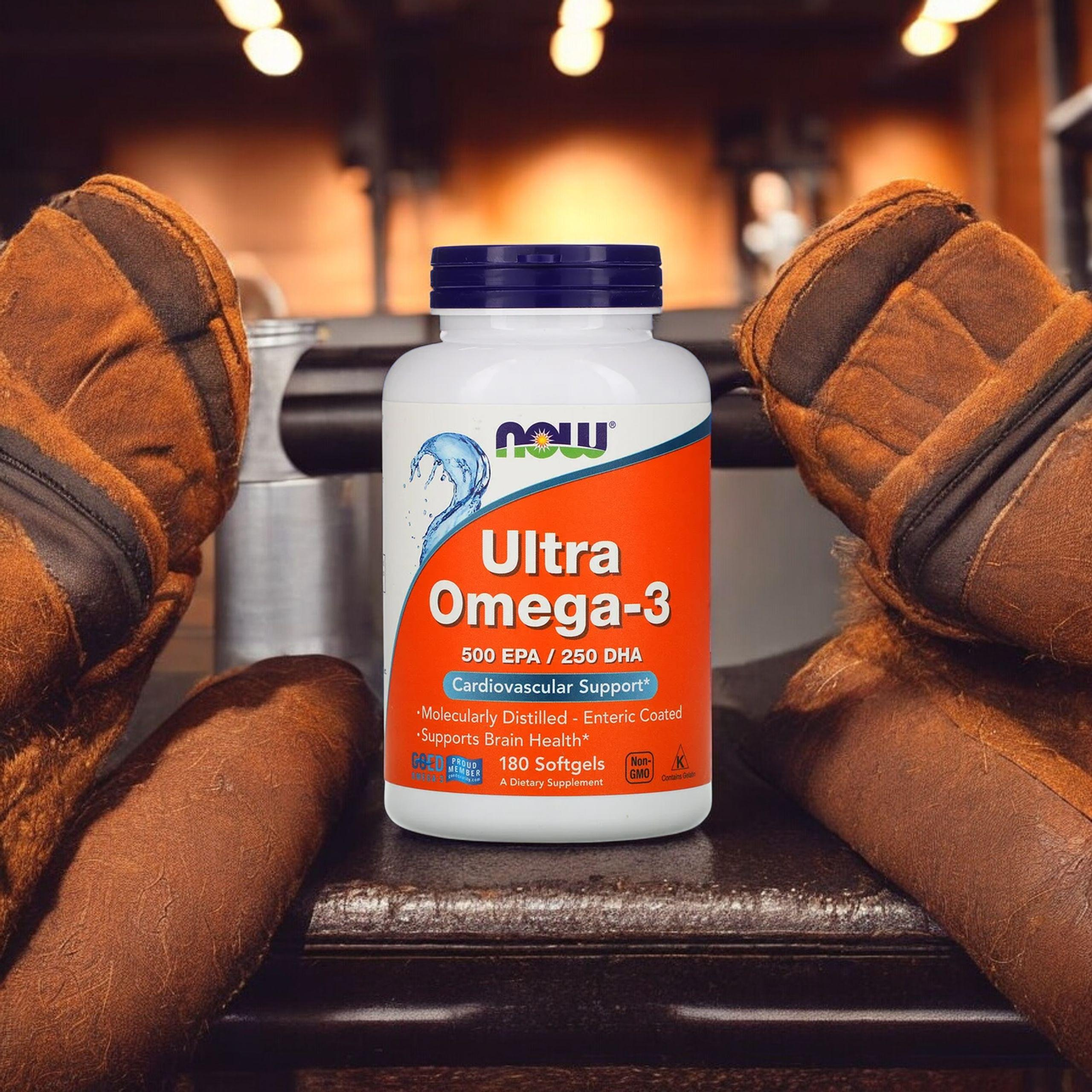 NOW Ultra Omega 3 - 500 EPA / 250 DHA - 2x 180softgels