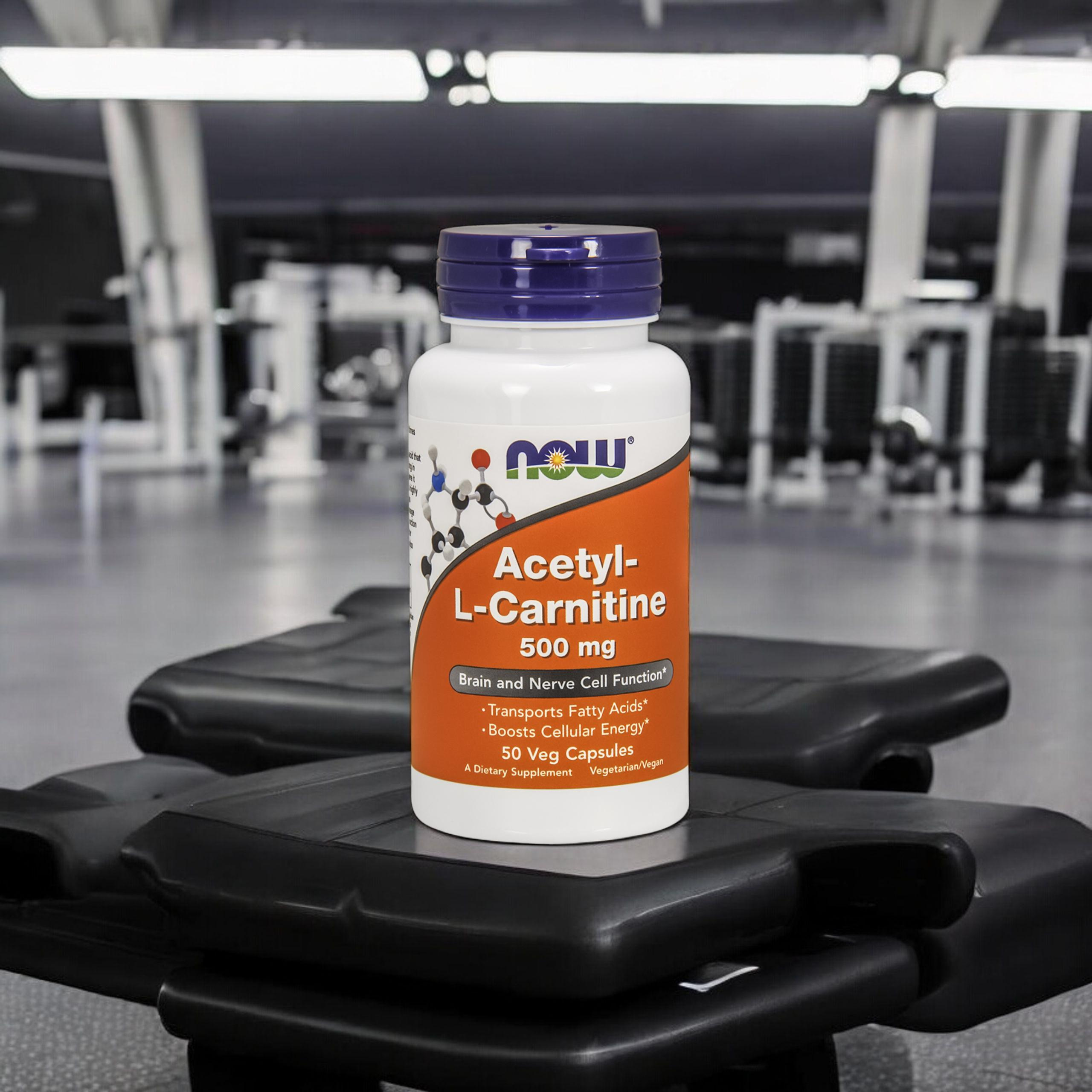 NOW Acetyl L-Carnitine 500mg - 2x 50vegcaps