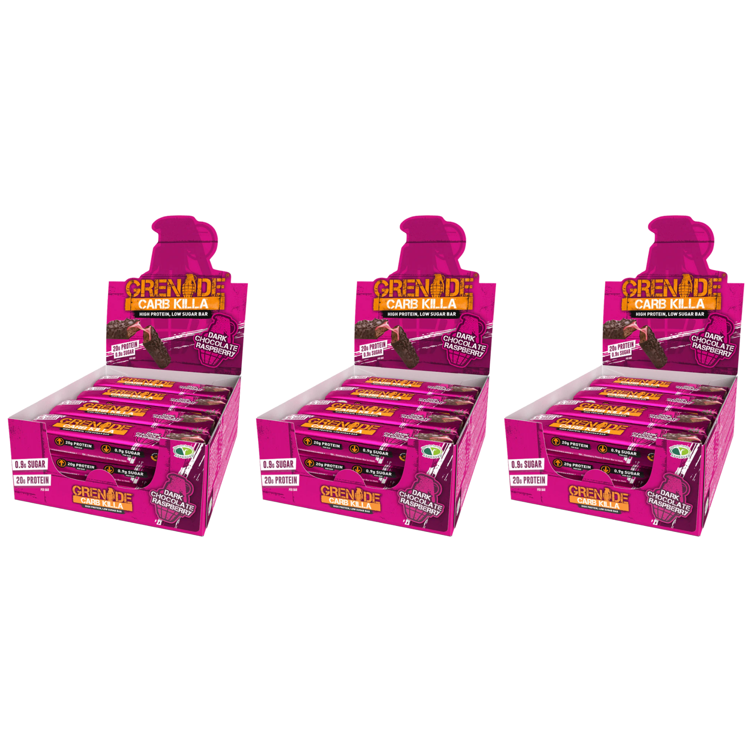 Grenade Protein Bar - 12x 3x 60g