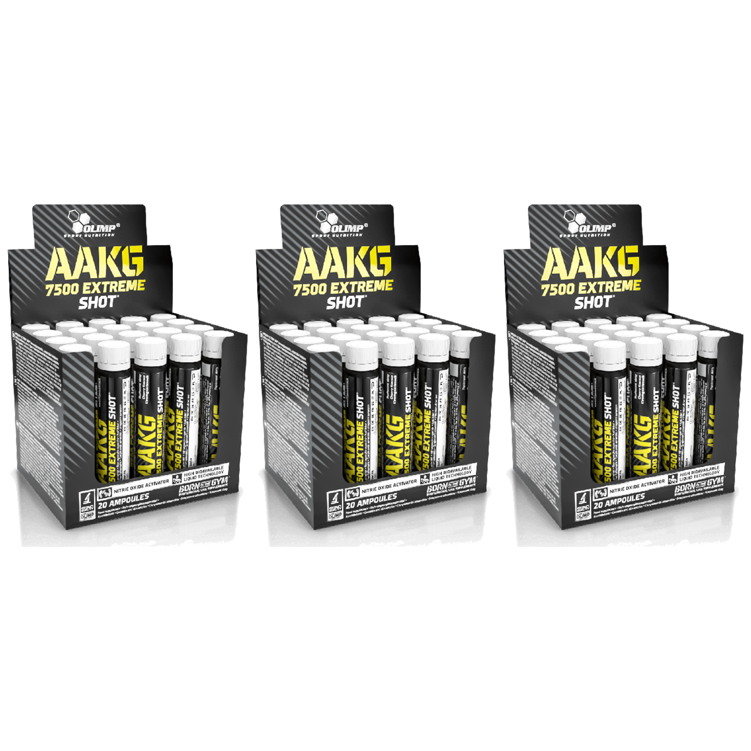 OLIMP AAKG 7500 Extreme Shot - 3x 25ml