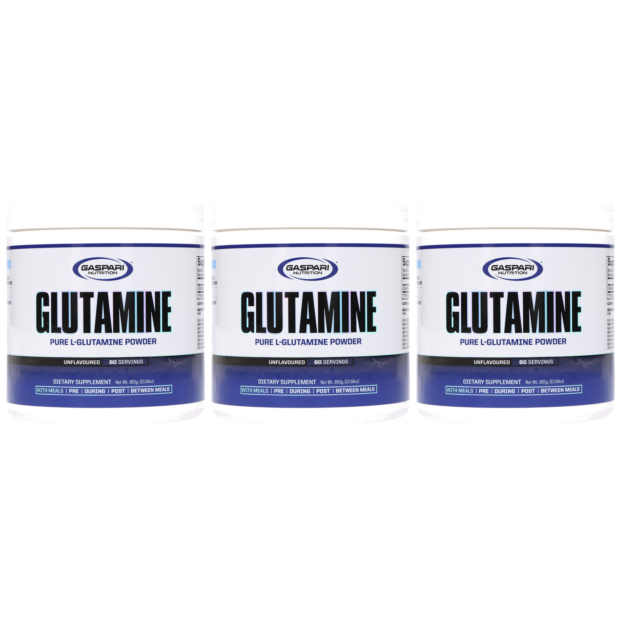 GASPARI NUTRITION - Glutamine Pure - 3x 300g