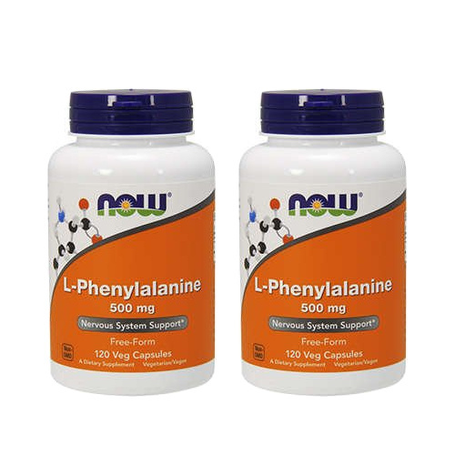 NOW L-Phenylalanine 500mg - 2x 120vcaps