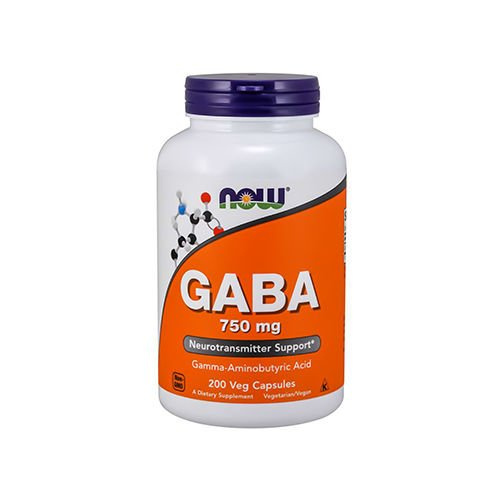NOW GABA 750mg - 3x 200vcaps
