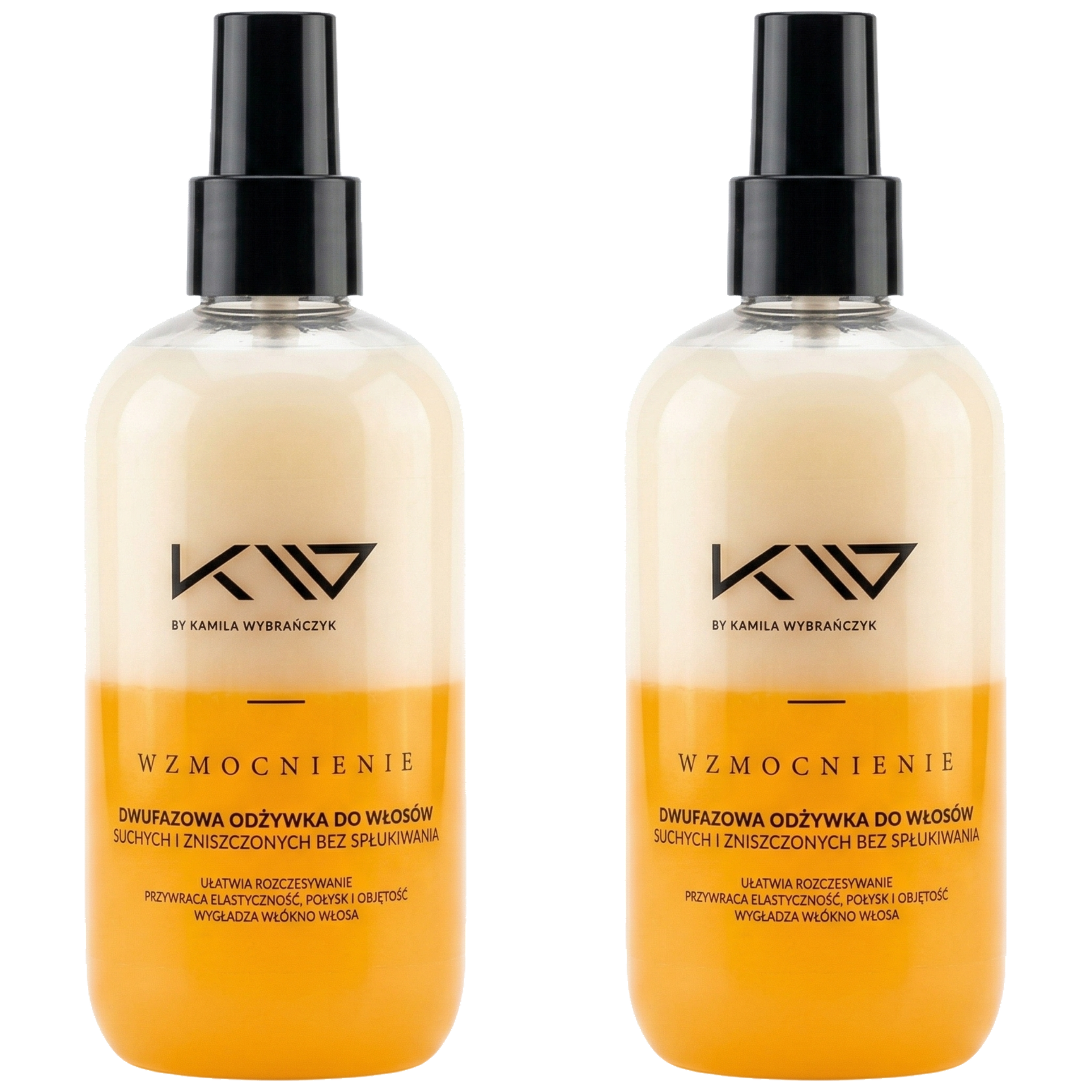 KAMILA WYBRAŃCZYK - Dwufazowa Odżywka do Włosów bez Spłukiwania - 2x 250ml