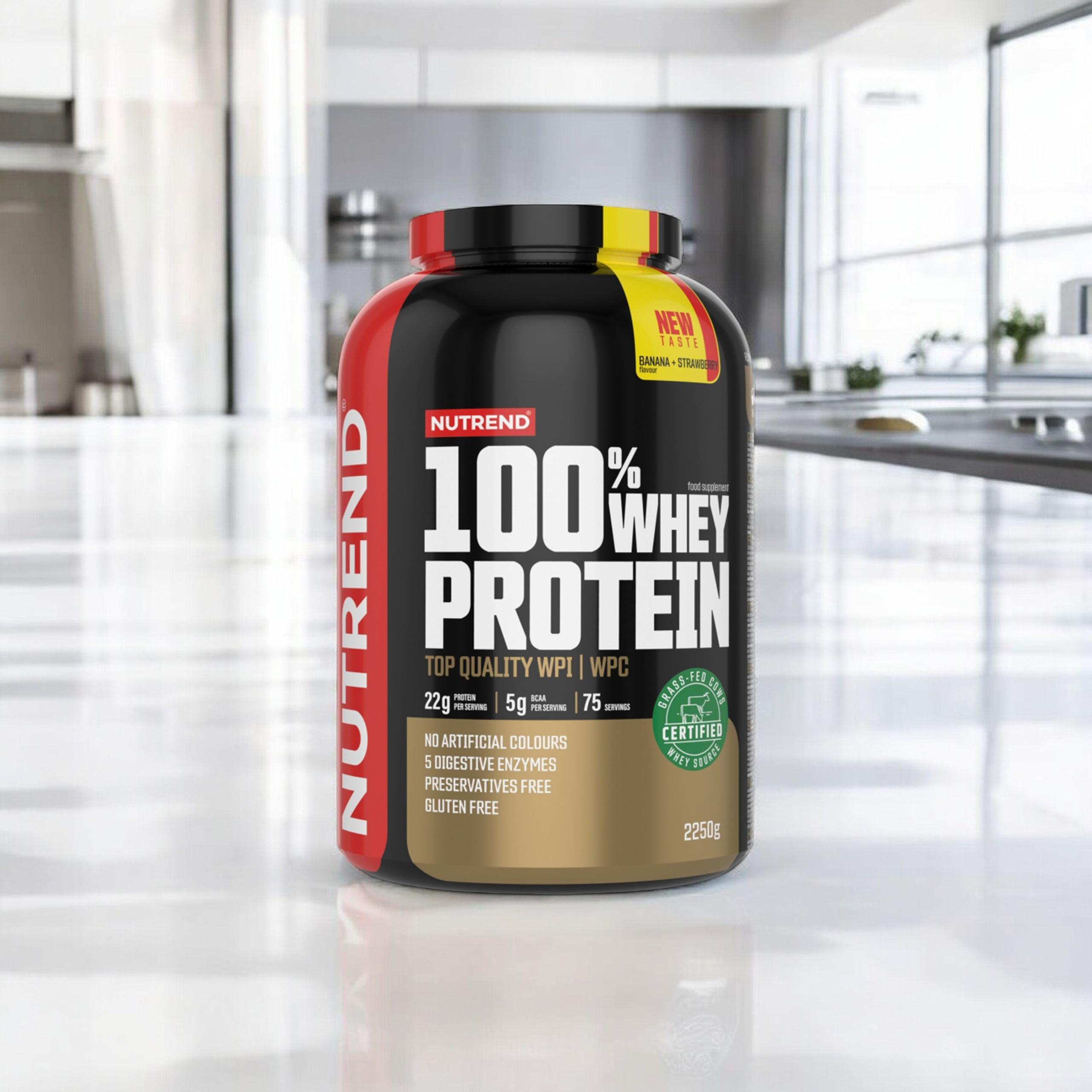 NUTREND 100% Whey Protein - 3x 2250g
