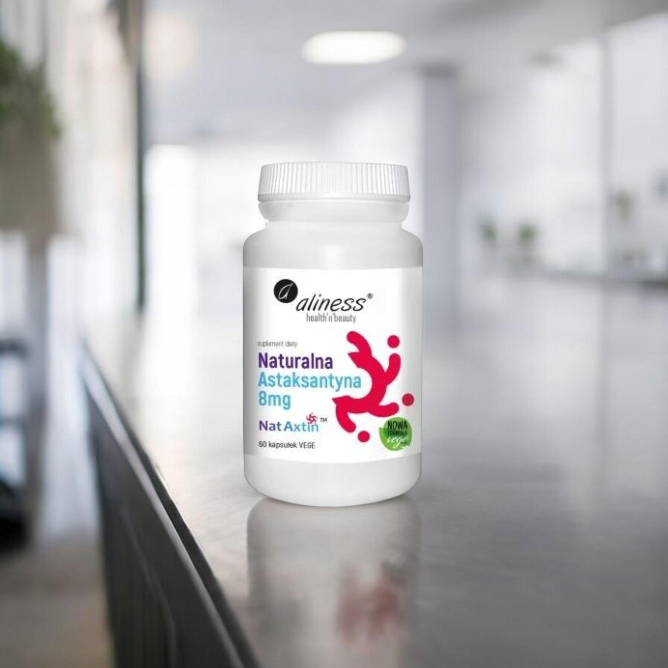 ALINESS - Naturalna Astaksantyna 8mg - 60vcaps.