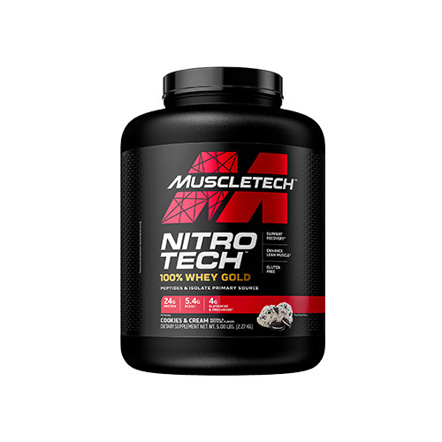 MUSCLE TECH Nitro Tech 100% Whey Gold - 2x 2270g