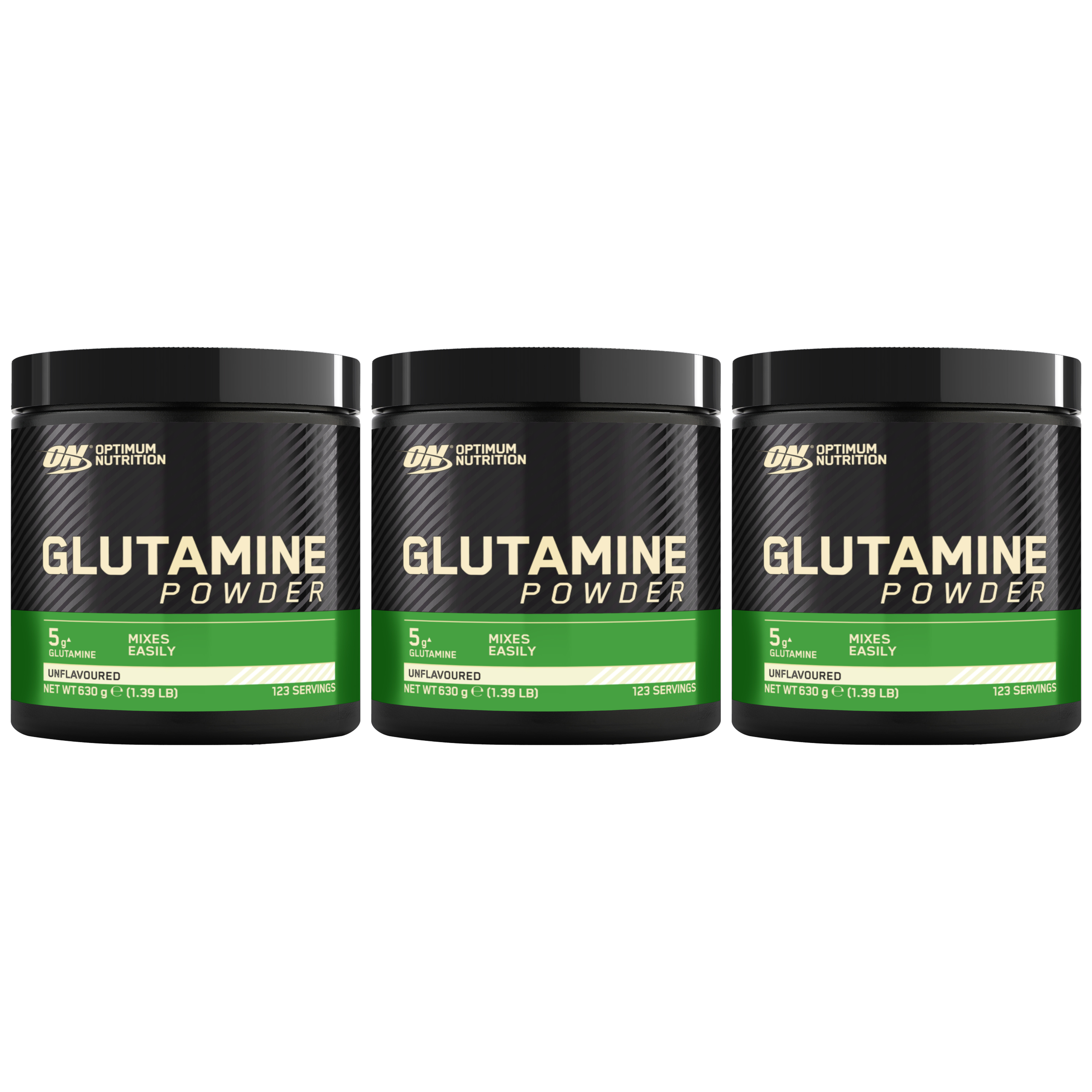 OPTIMUM NUTRITION Glutamine - 3x 630g