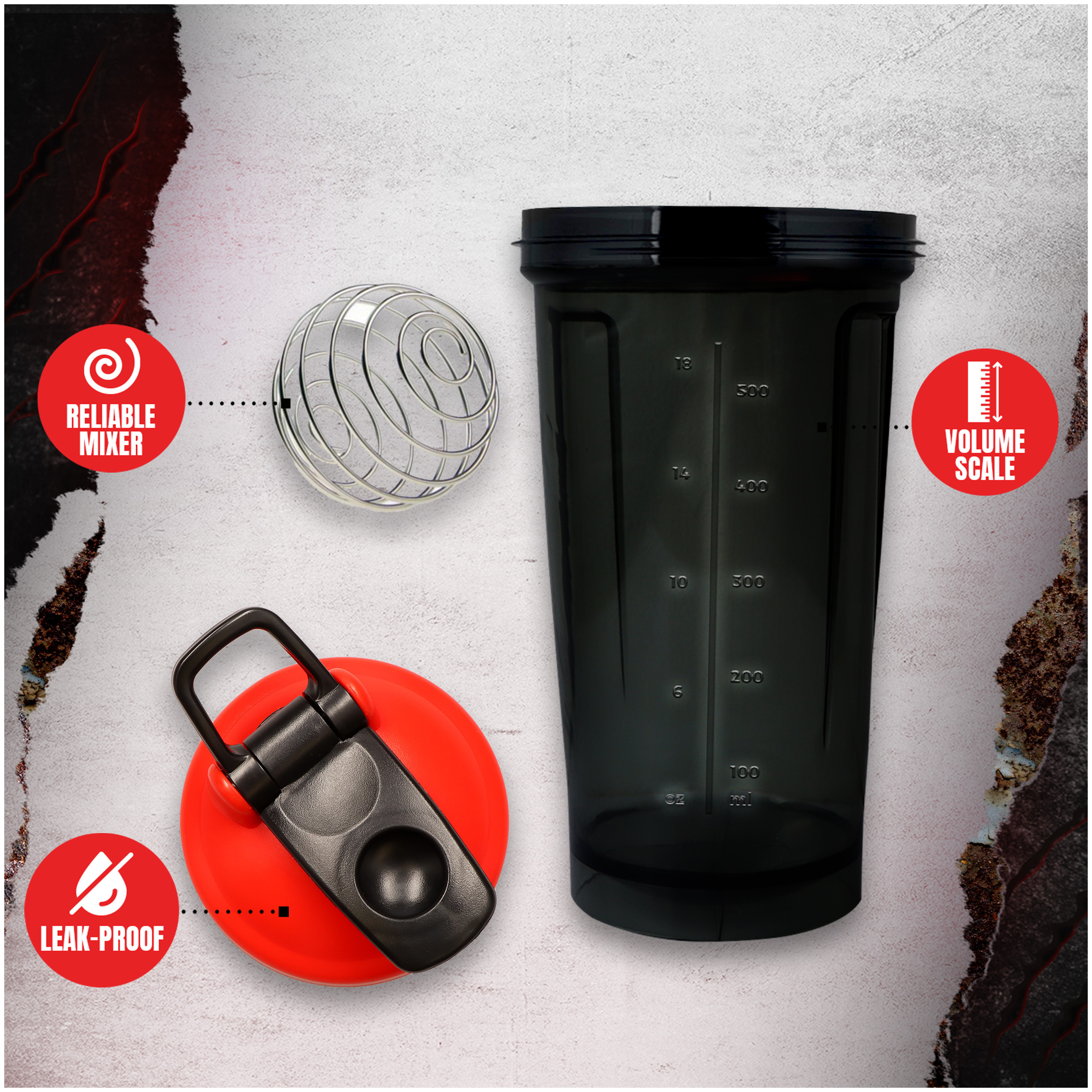 HIRO.LAB Shaker Mad Kong - 2x 500ml