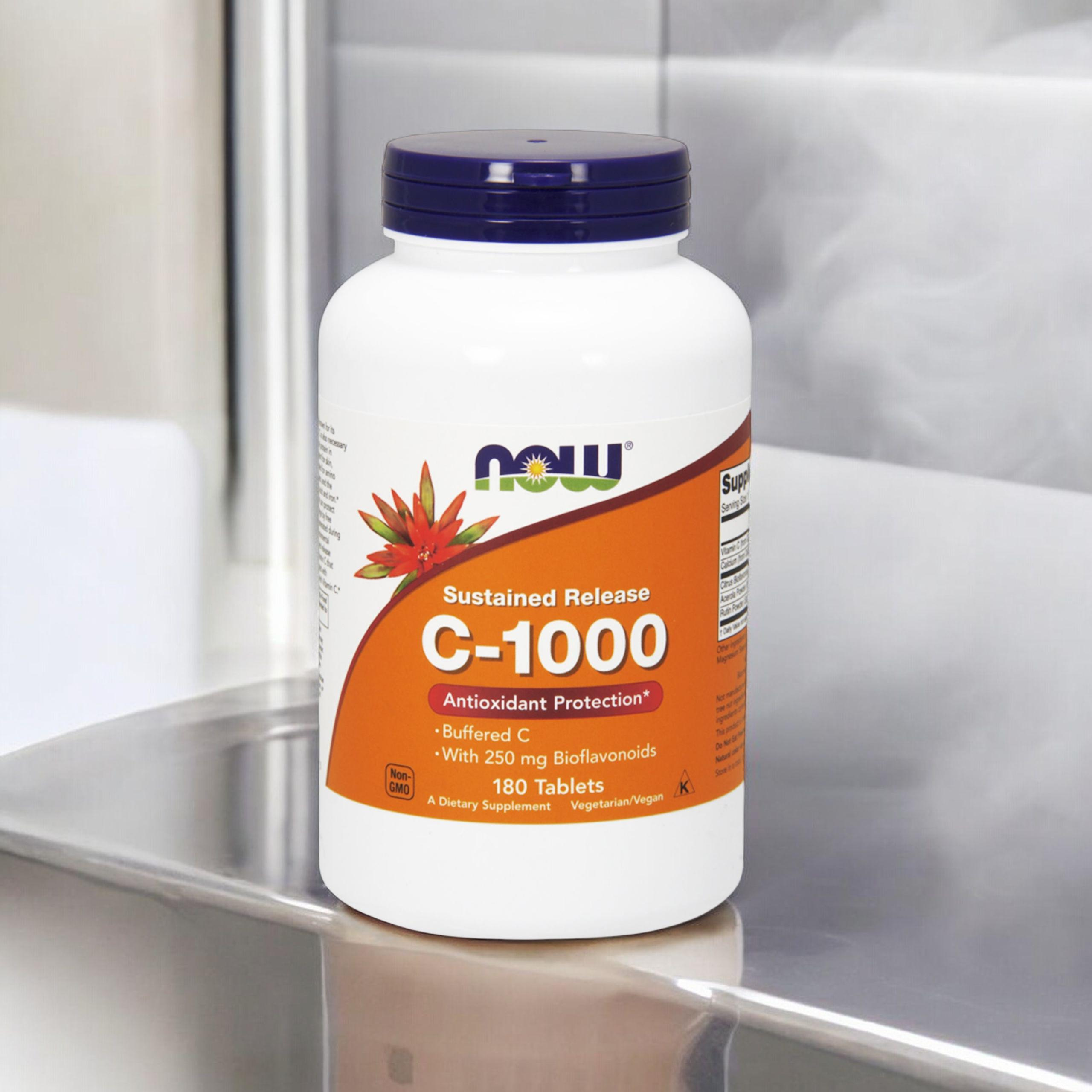 NOW Vitamin C-1000 Complex Buffered - 3x 180tabs