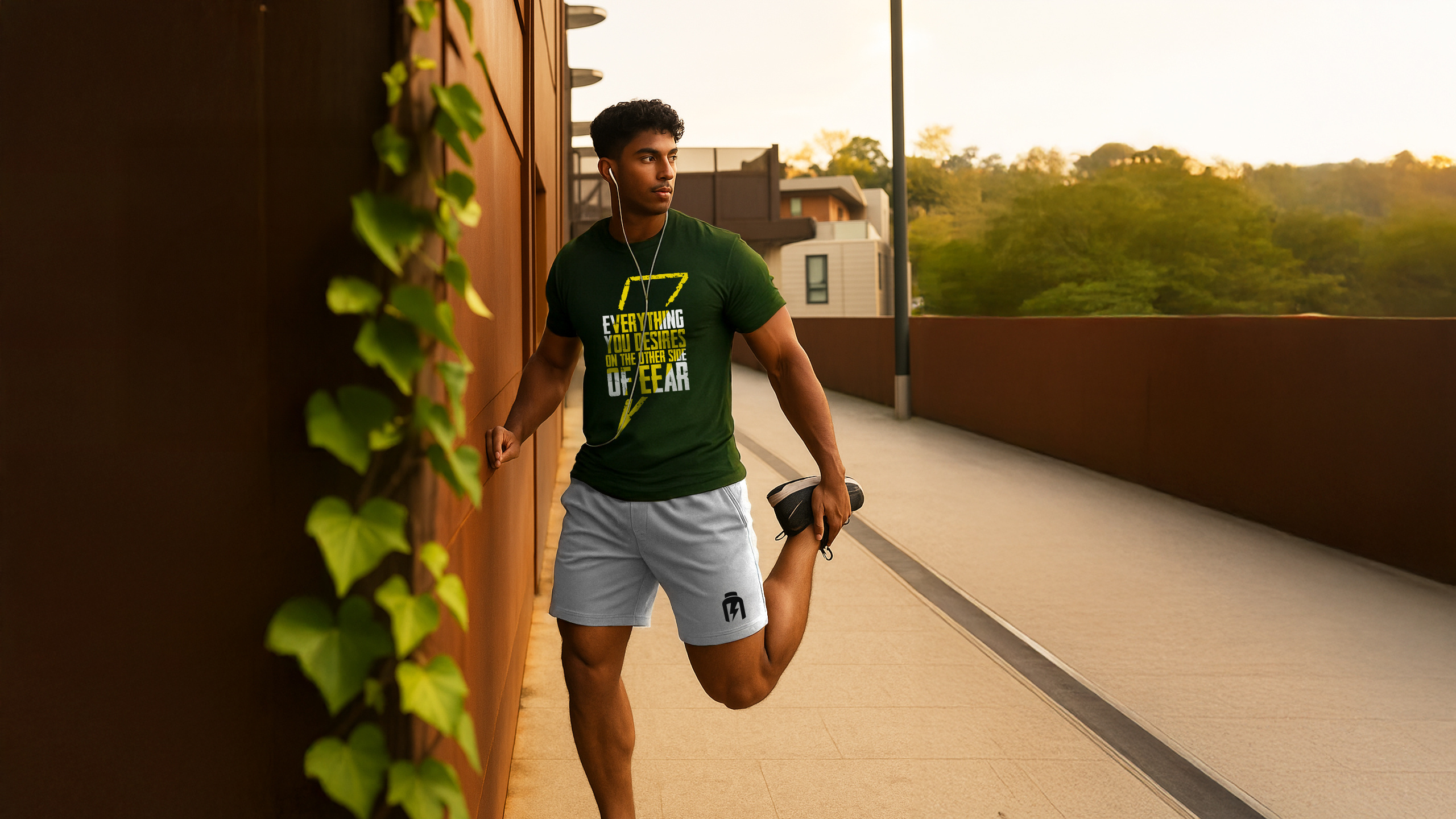 Hiro.Lab Light Grey Shorts