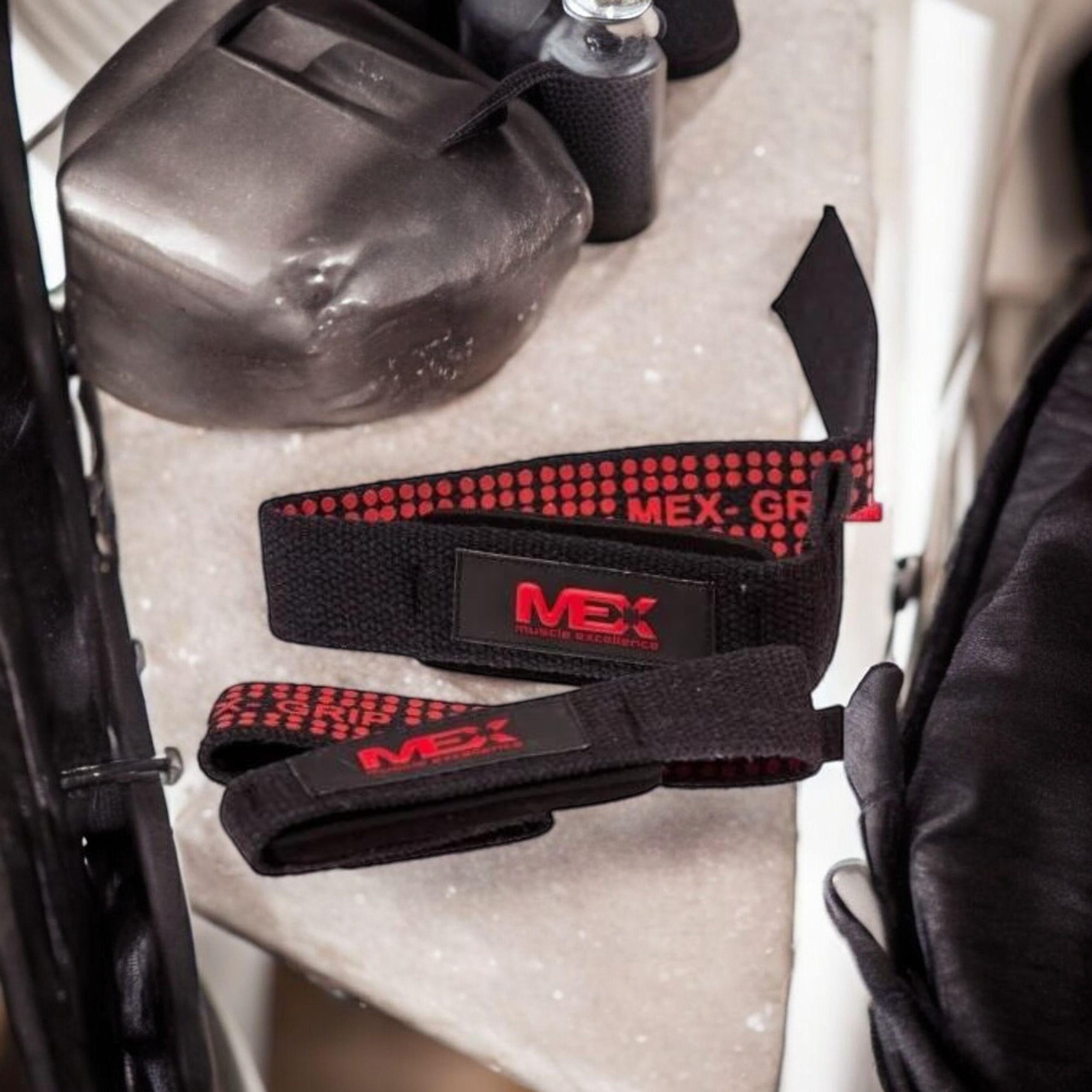 MEX NUTRITION - Lifting Straps V-Pro - Black