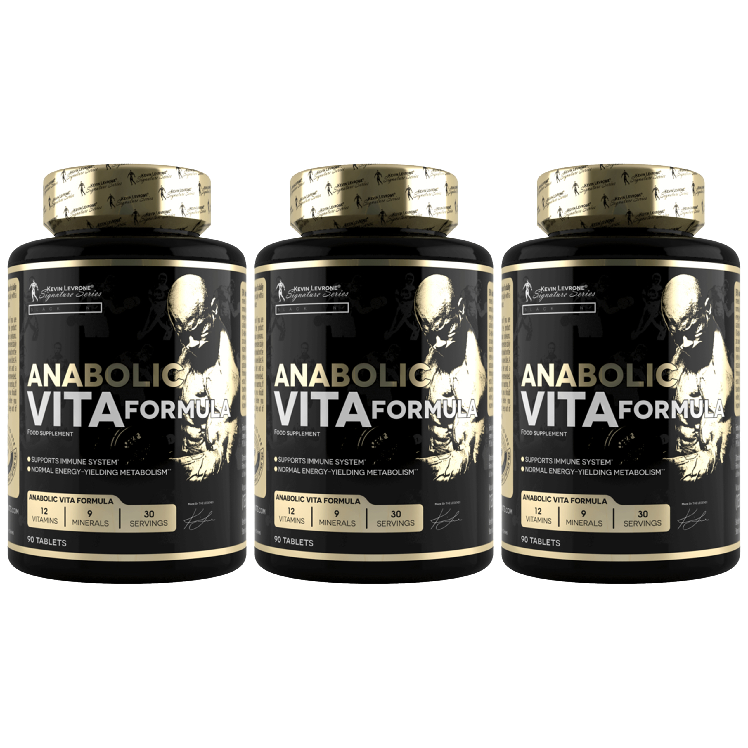 KEVIN LEVRONE - Anabolic Vita Formula - 3x 90tabs.