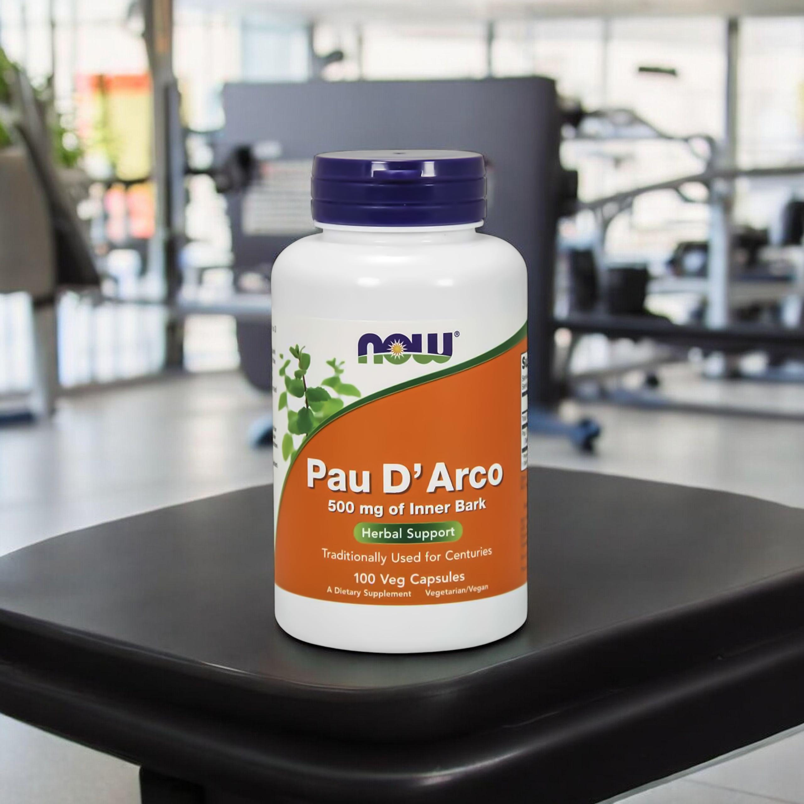 NOW Pau D'Arco 500mg - 3x 100vcaps