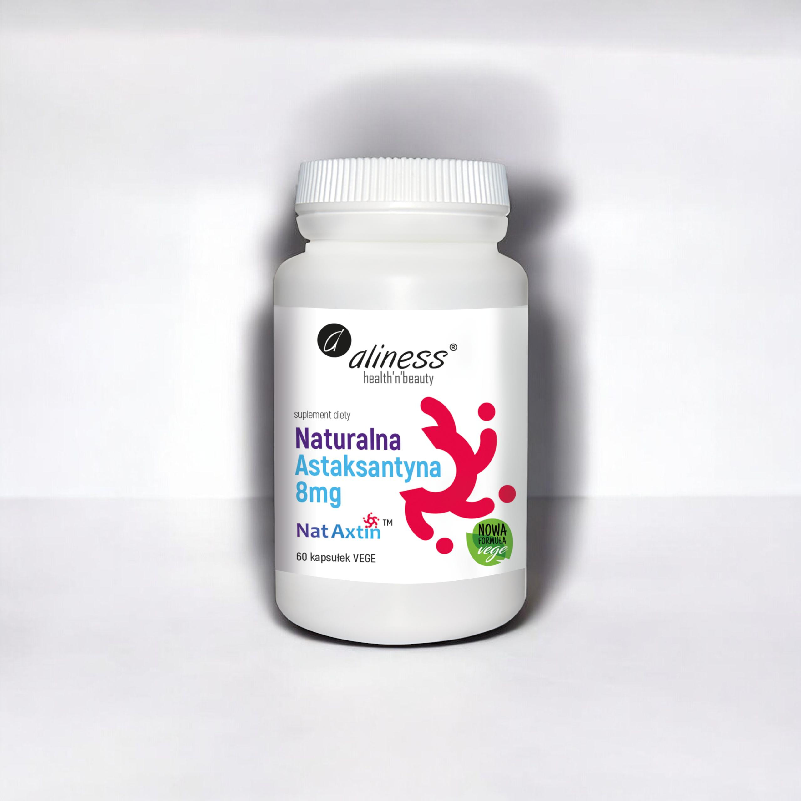ALINESS - Naturalna Astaksantyna 8mg - 60vcaps.