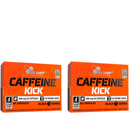 OLIMP Caffeine Kick 200mg - 2x 60caps.