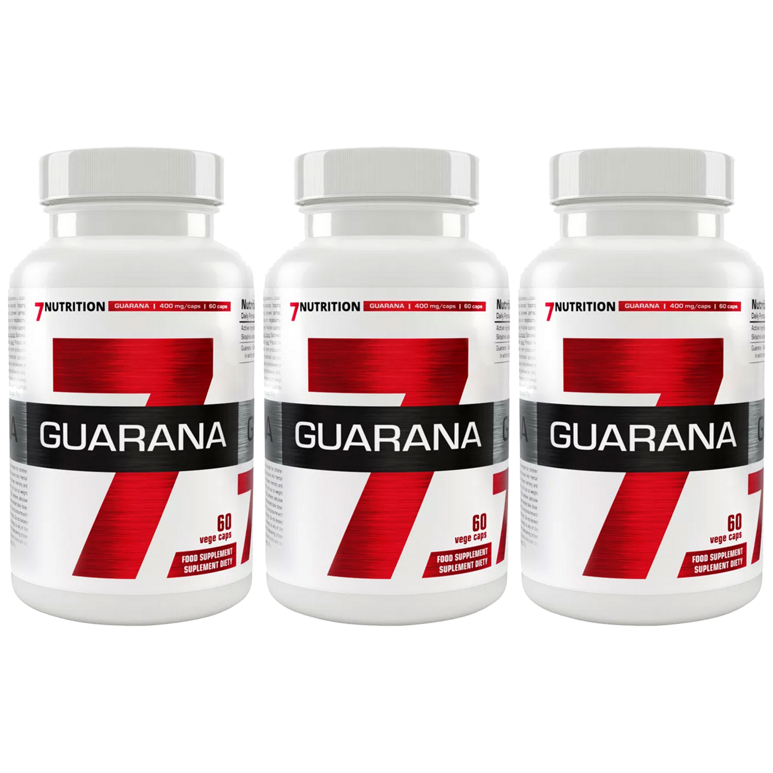 7 NUTRITION Guarana - 3x 60vcaps.