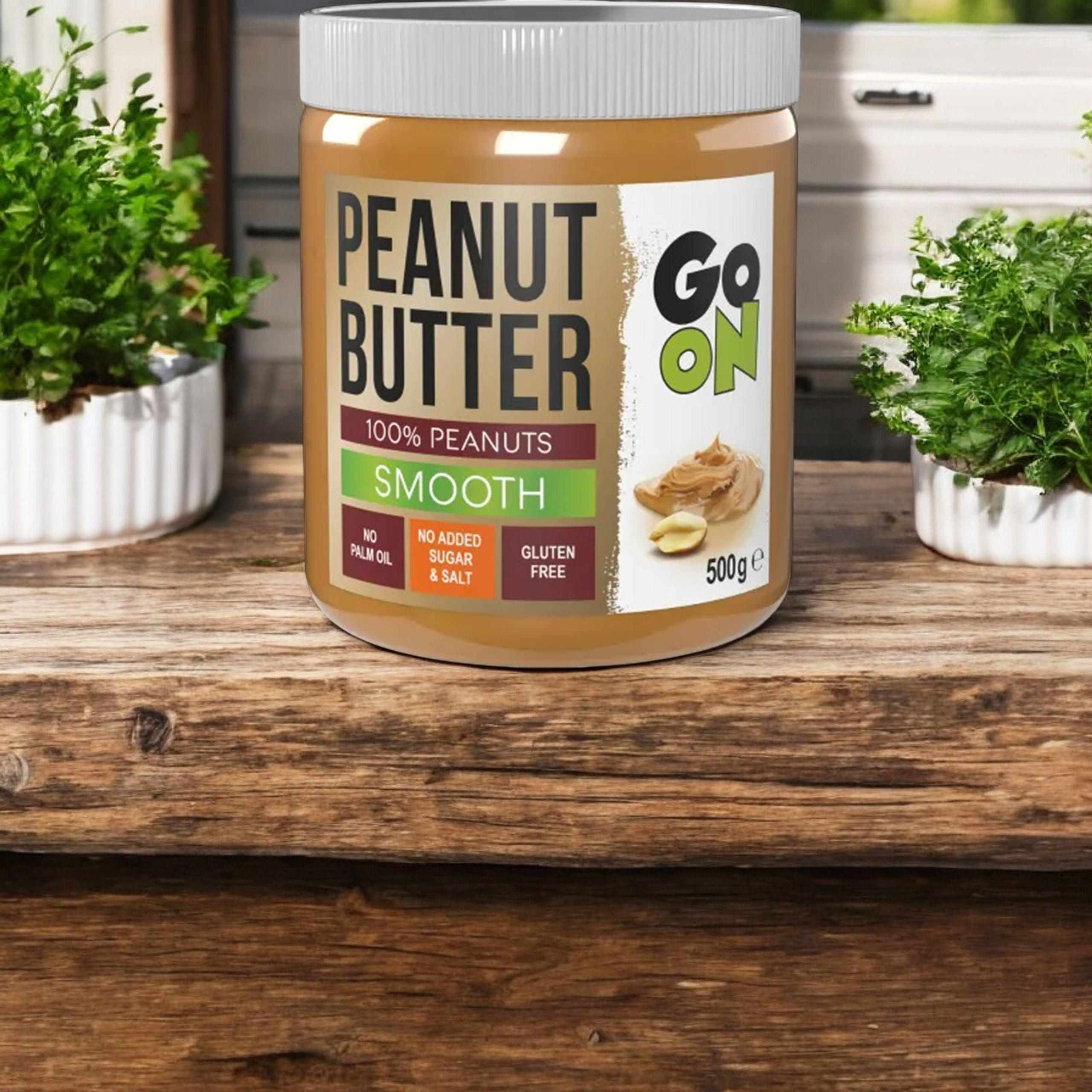 GO ON NUTRITION Peanut Cream - 100% Orzechów Arachidowych - 3x 500g