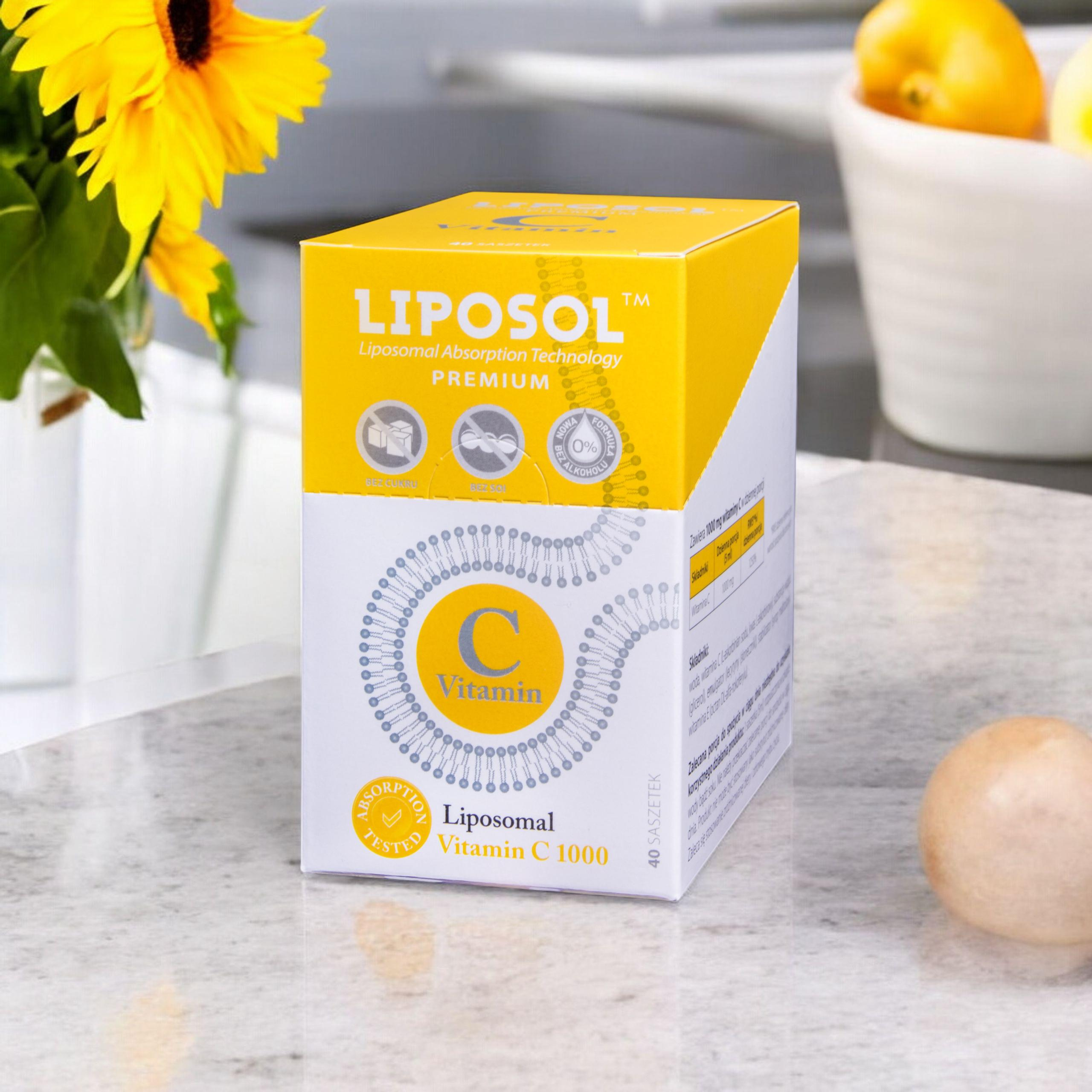 ALINESS Liposol Liposomal Vitamin C 1000 - 3x 40 saszetek