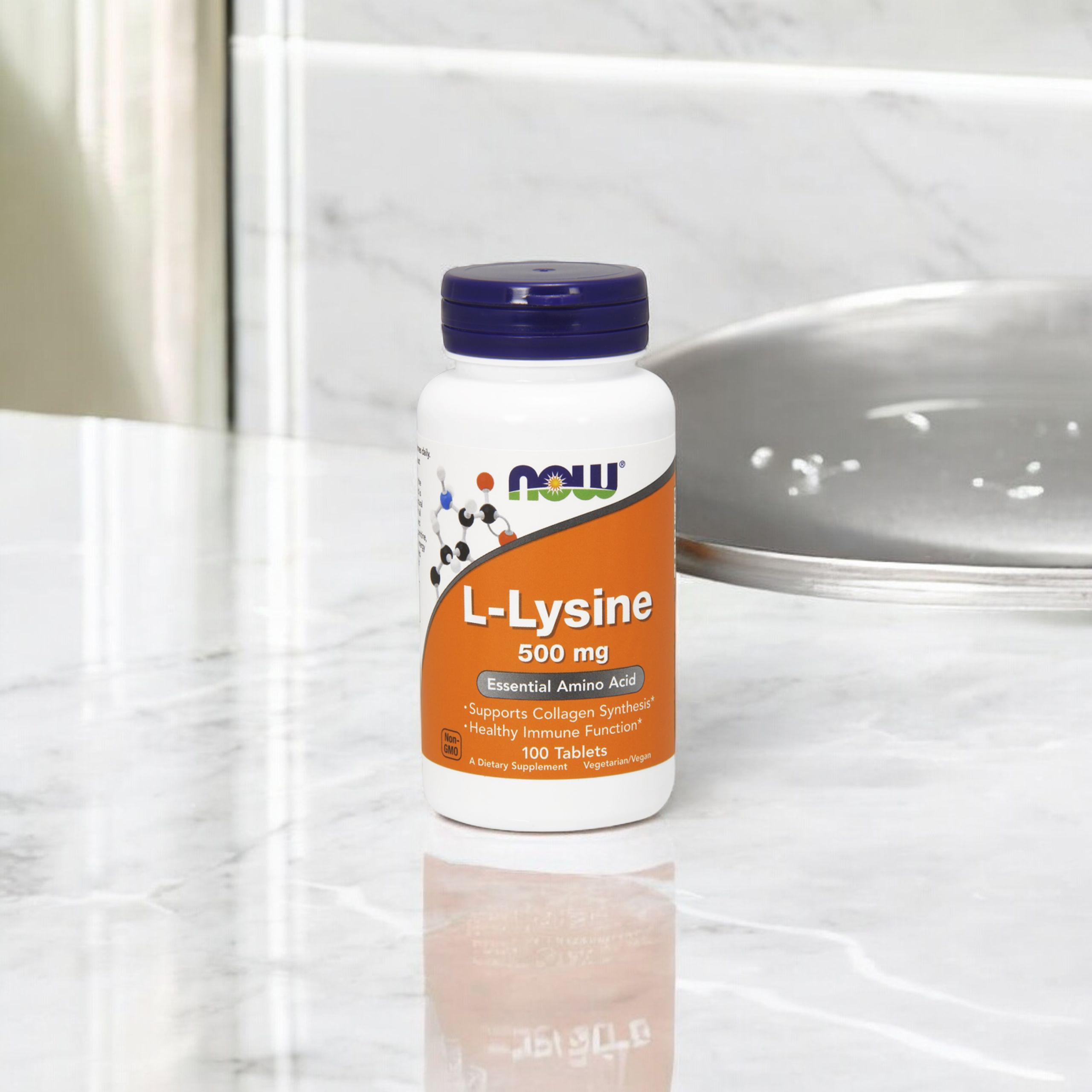 NOW L-Lysine - 3x 100tab