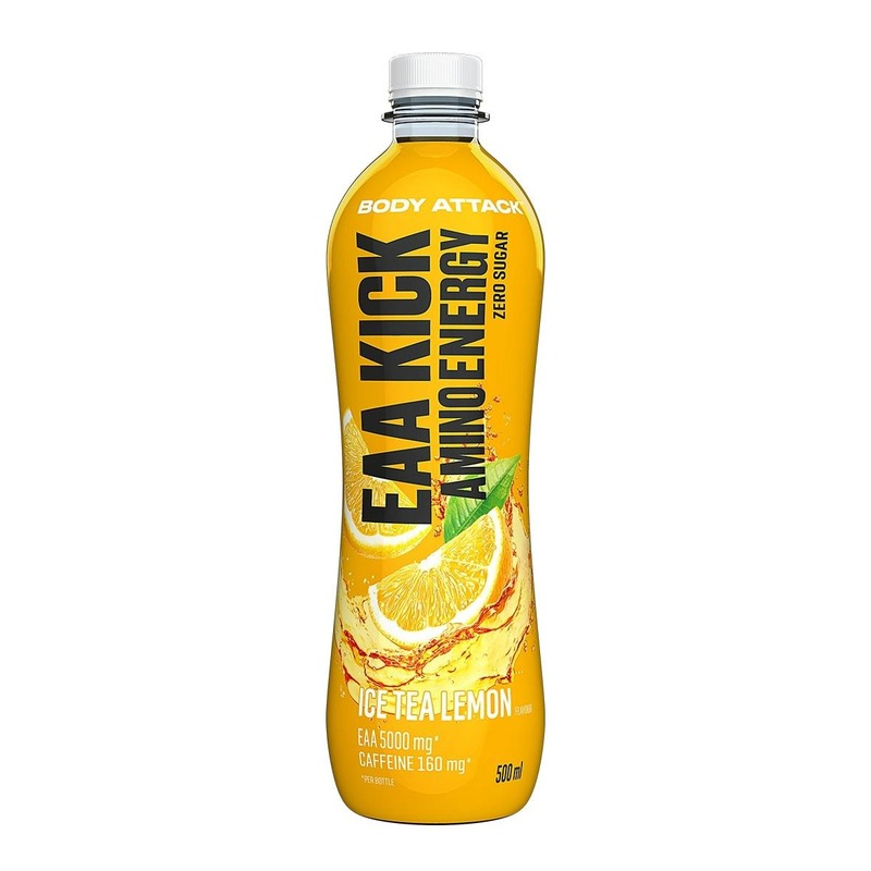 BODY ATTACK - Kick Amino Energy - 500ml - Iced Tea Lemon
