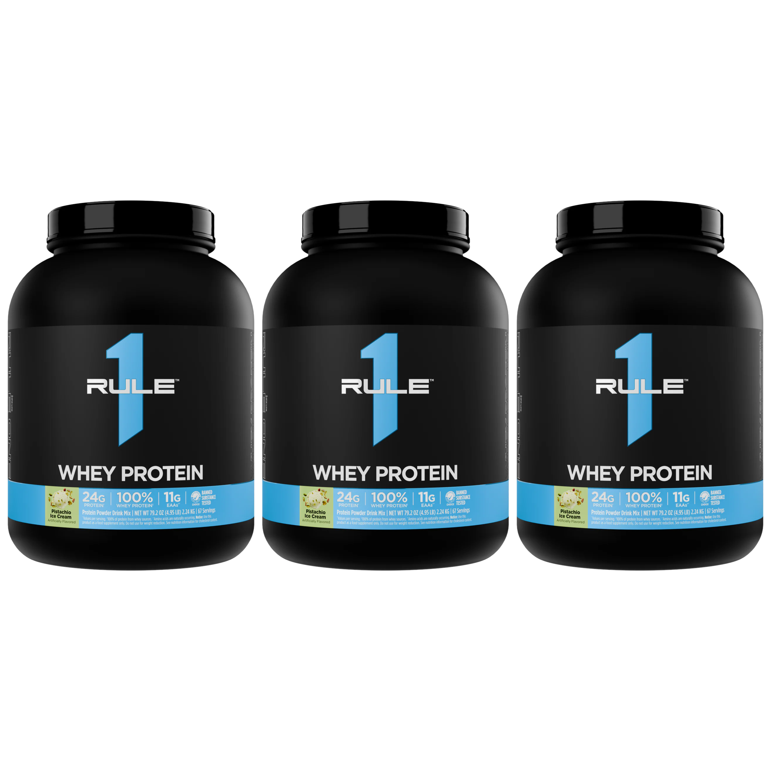 RULE1 - R1 Whey Protein - 3x 2240g