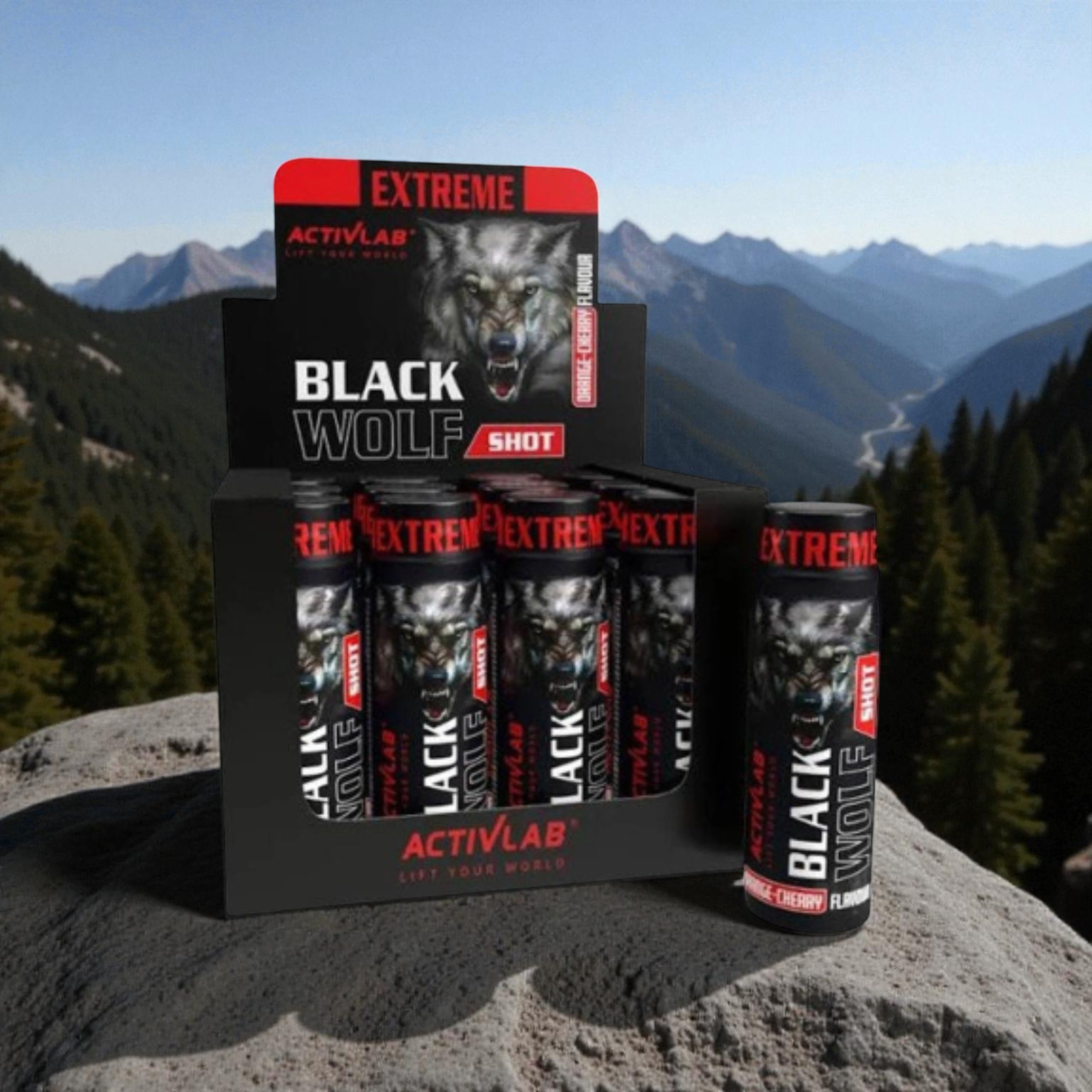 ACTIVLAB - Black WOLF Shot - 12x 2x 80ml