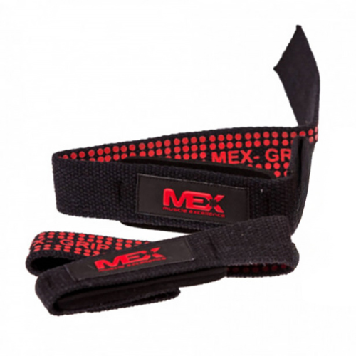 MEX NUTRITION - Lift Straps - 2x Black
