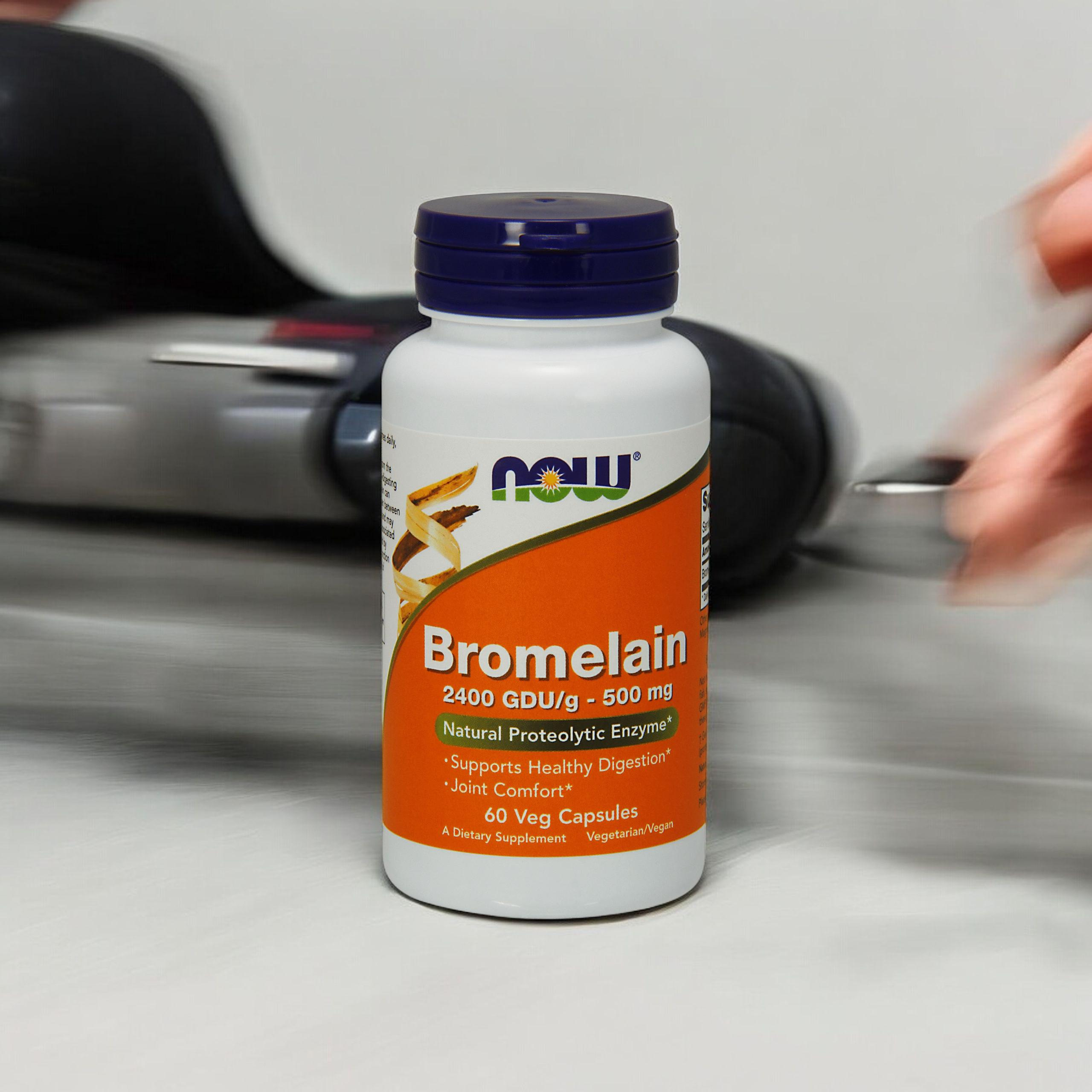 NOW Bromelain (Bromelina) - 3x 60vcaps