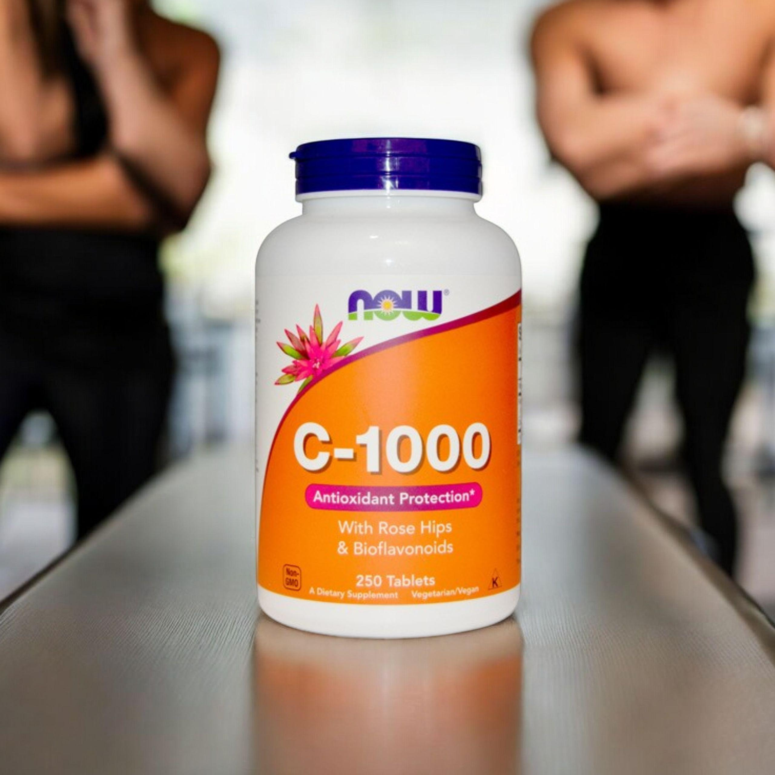 NOW Vitamin C-1000 Antioxidant Protection - 250tabs