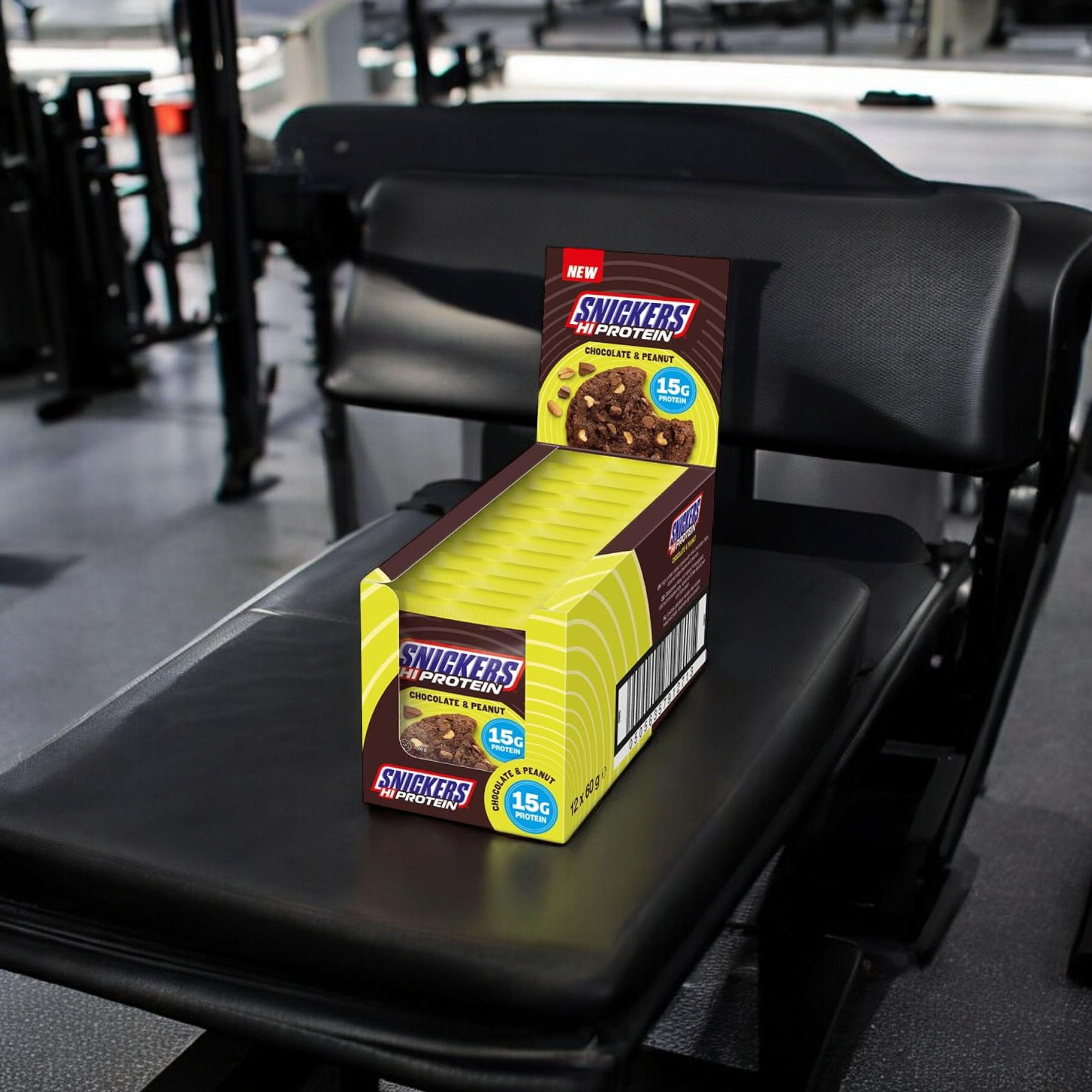 Mars - Snickers High Protein Cookie - 12x 2x 60g - Chocolate & Peanut
