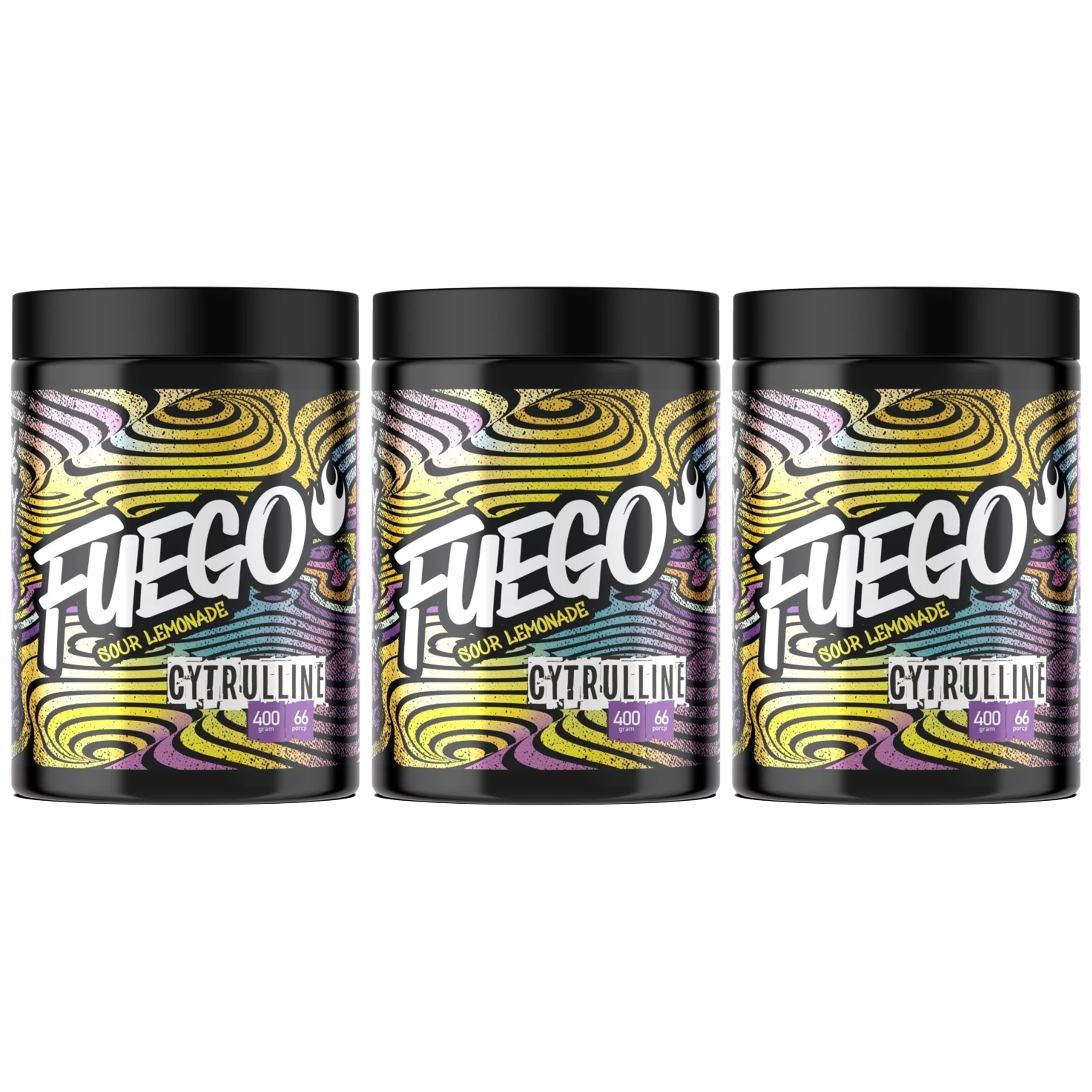 FUEGO - Cytrulline - 3x 400g - Sour Lemonade