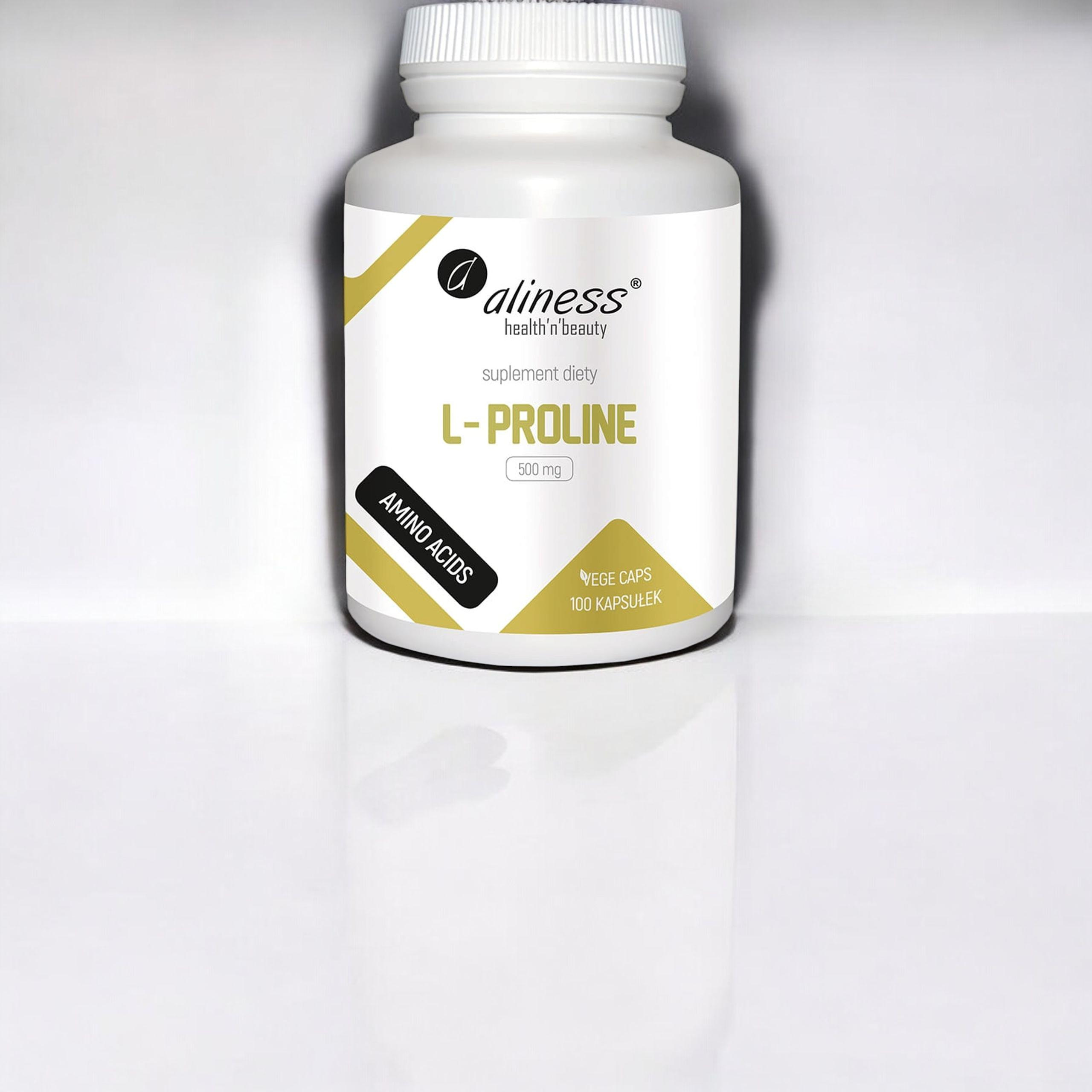 ALINESS - L-Proline 500mg - 3x 100vcaps.