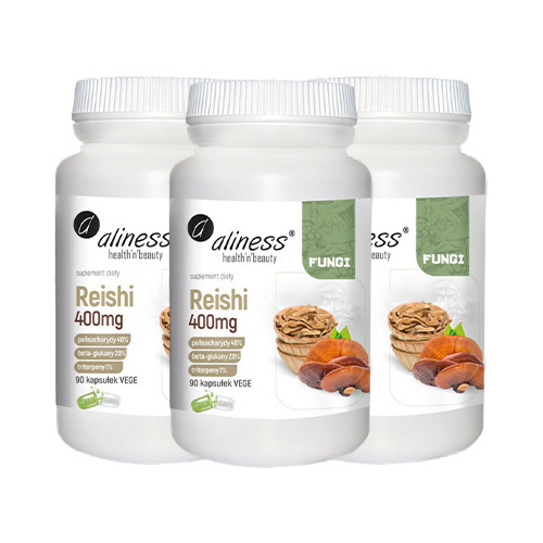 ALINESS - Reishi 400mg - 3x 90vcaps.
