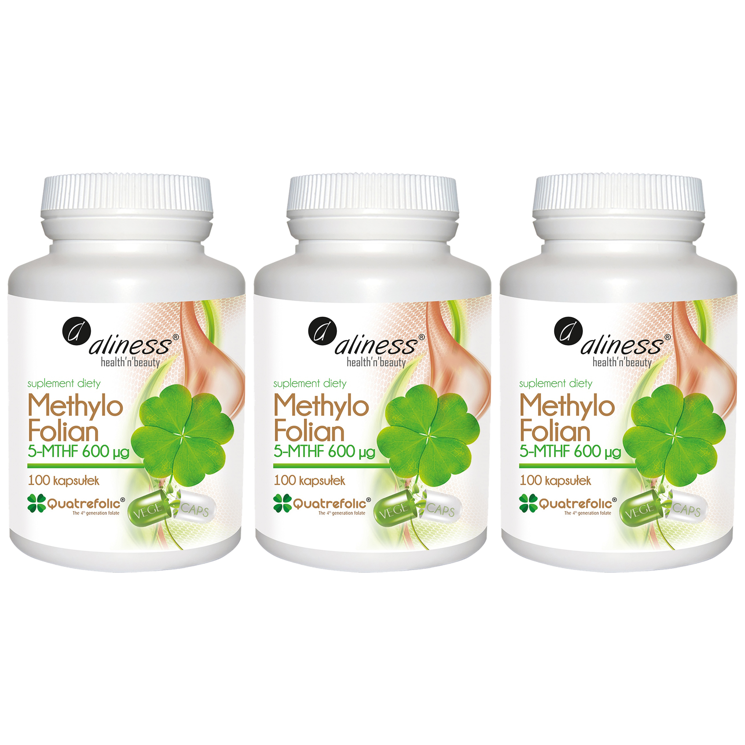 ALINESS - Methylo Folian 5-MTHF 600µg - 3x 100caps.