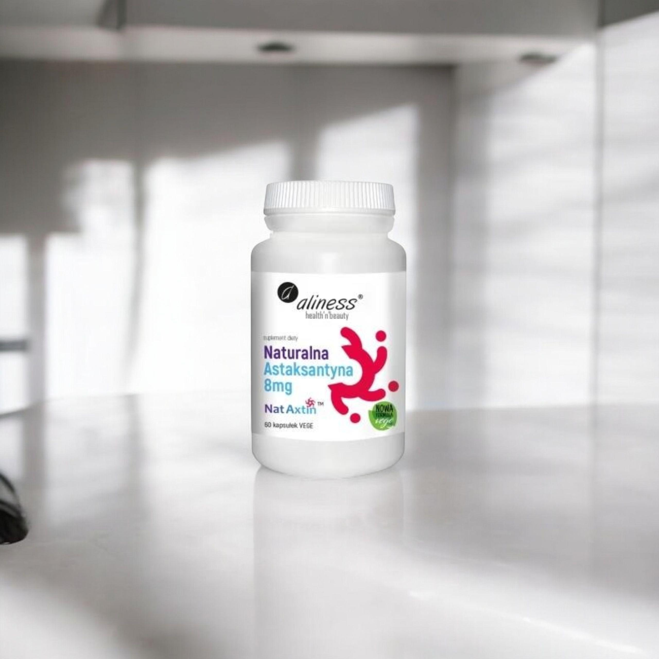 ALINESS - Naturalna Astaksantyna 8mg - 60vcaps.