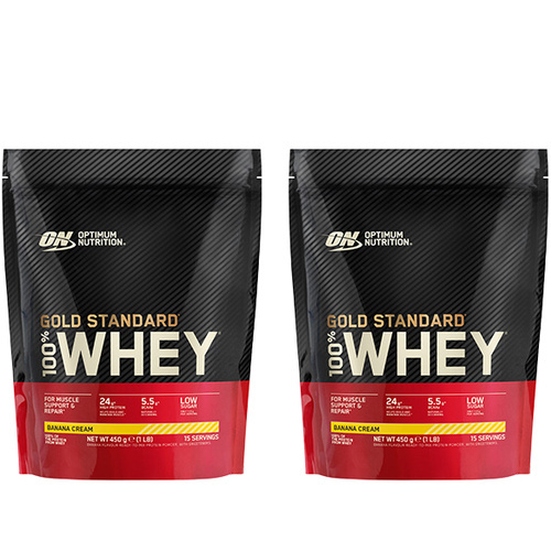 OPTIMUM NUTRITION Whey Gold Standard Bag - 2x 450g