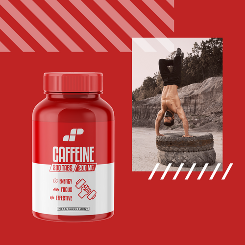 3x MP NUTRITION Caffeine 200mg - 200tabs