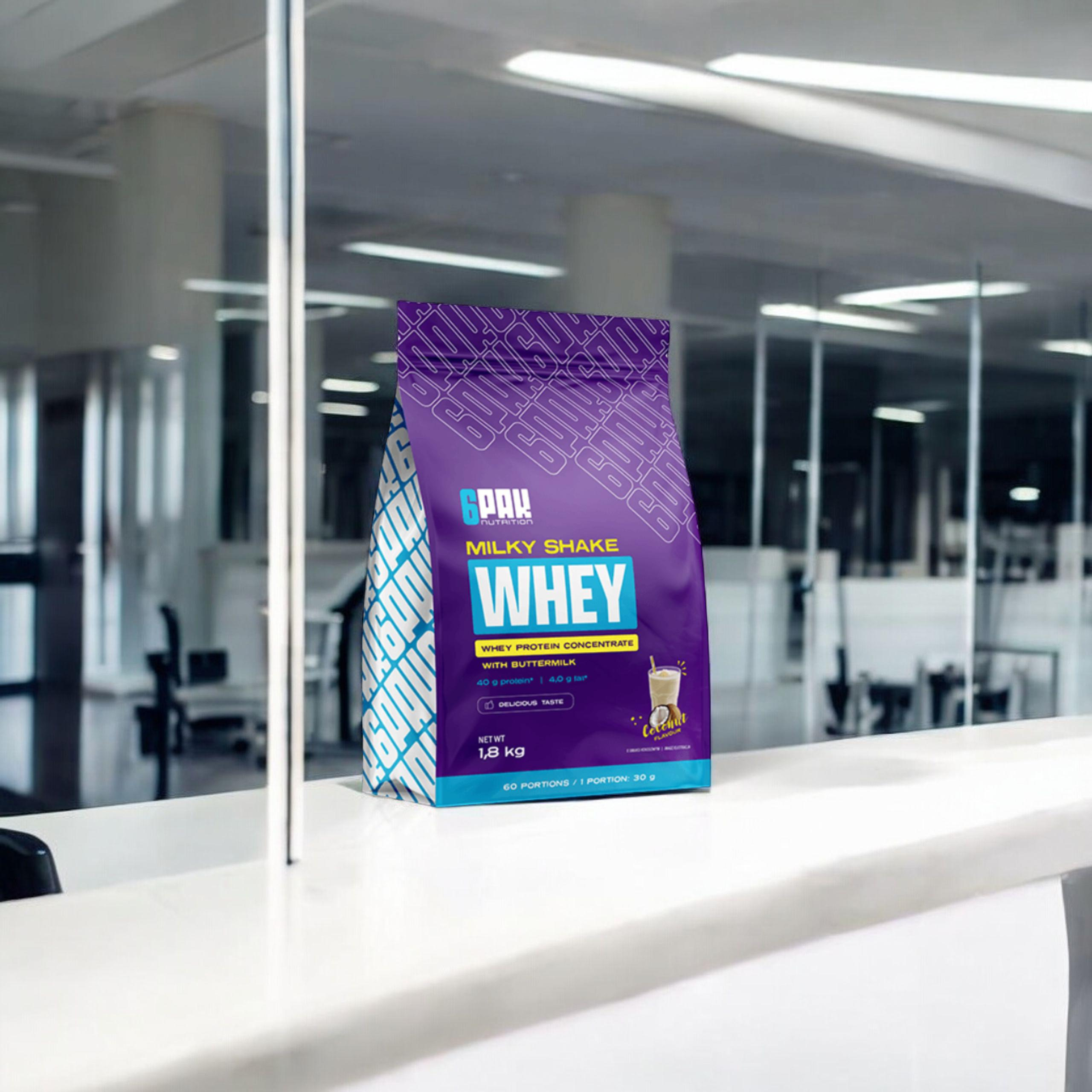 6PAK Milky Shake Whey - 3x 1800g