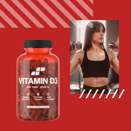 MP NUTRITION Vitamin D3 8000IU - 200tabs