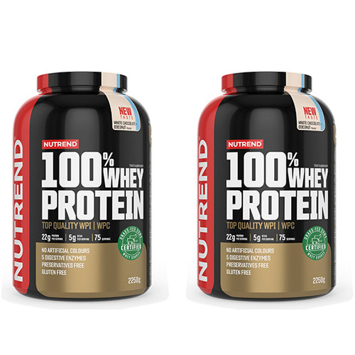 NUTREND 100% Whey Protein - 2x 2250g