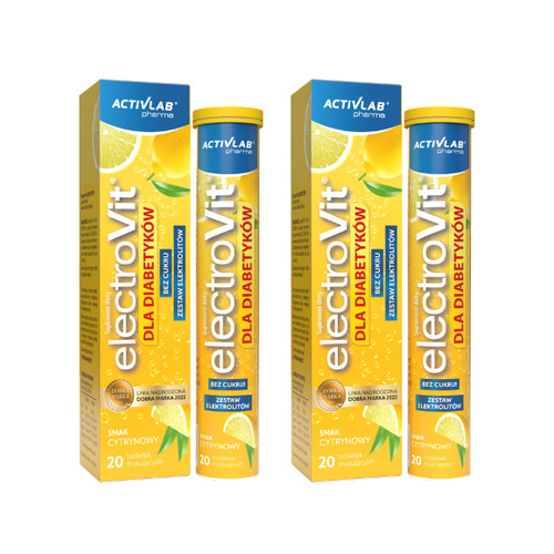 ACTIVLAB PHARMA - ElectroVit dla Diabetyków - 20tabs. - 2x Lemon