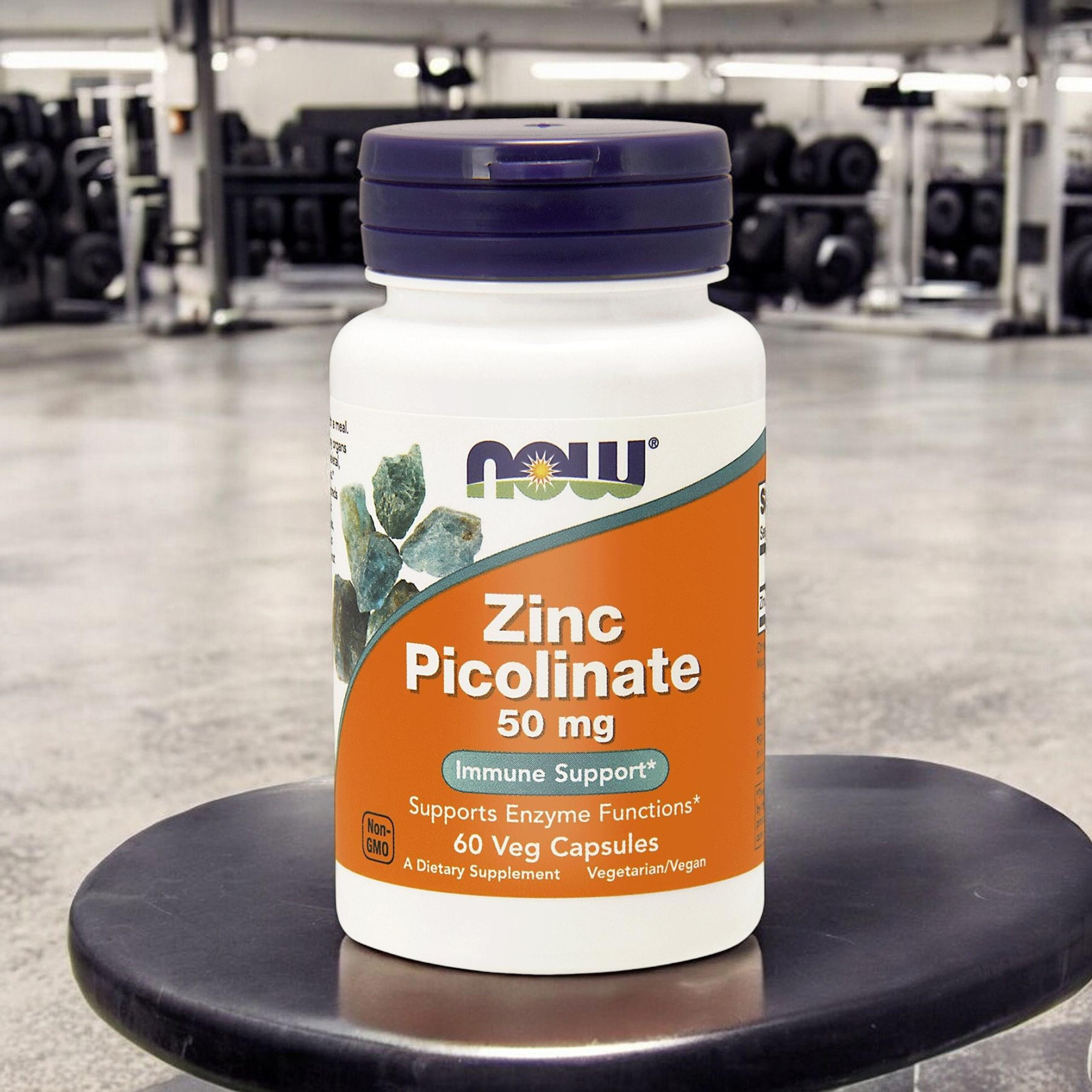 NOW - Zinc Picolinate 50mg - 3x 30vegcaps.