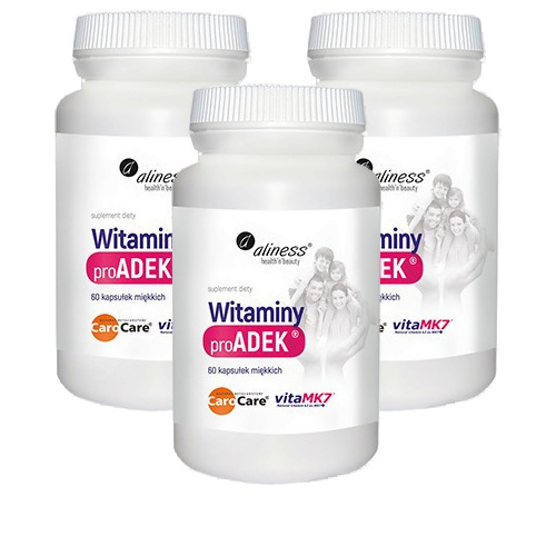 ALINESS Witaminy proADEK - 3x 60caps